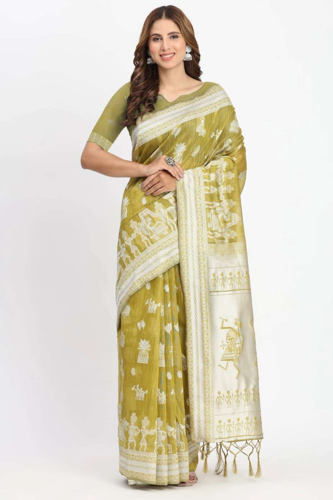 ASTITA VARNIKA VOL 2 Formal Wear Designer Linen Cotton Saree