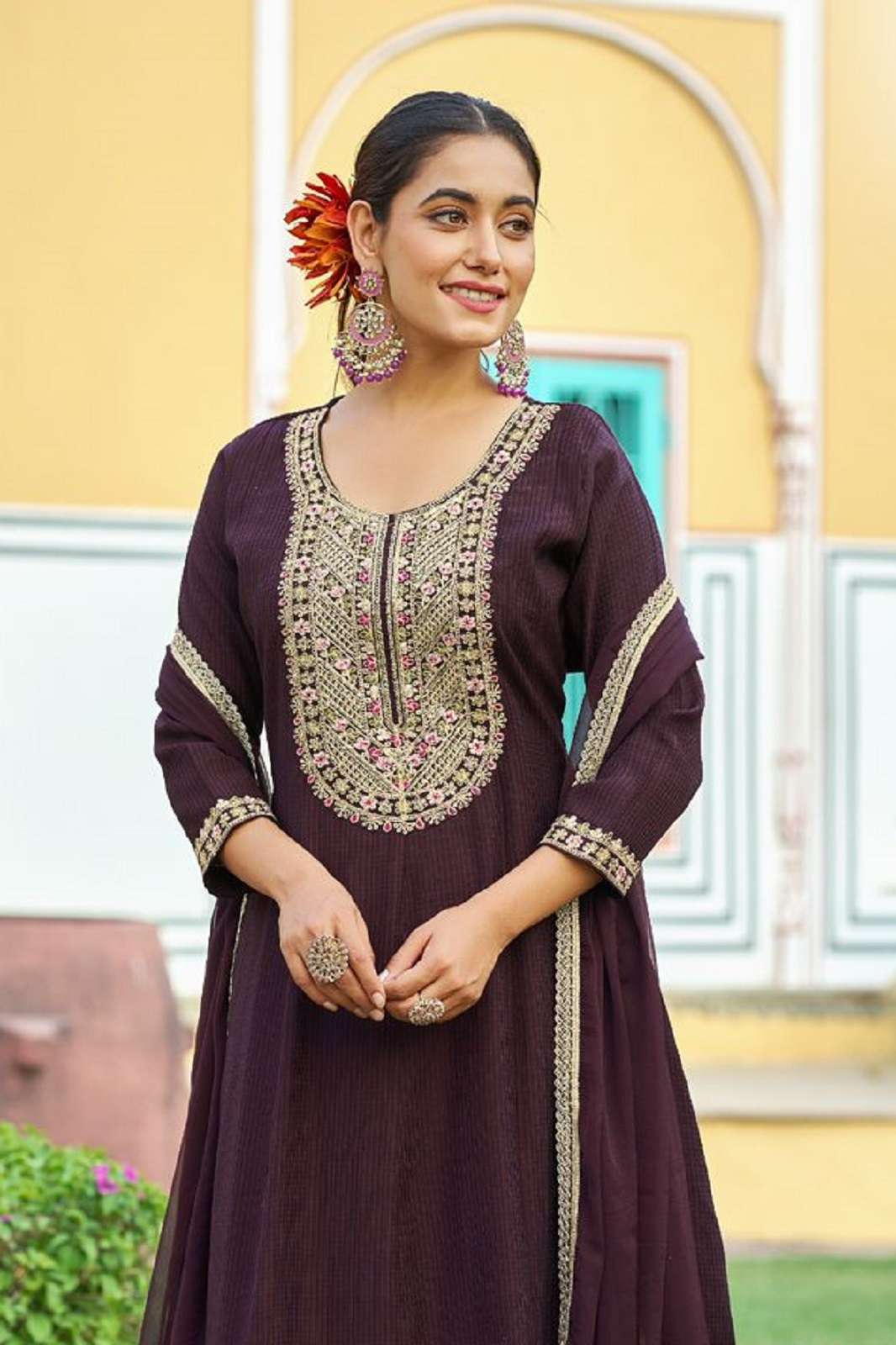 BLUE HILLS MUMTAZ LONG READY TO WEAR ANARKALI KURTIES