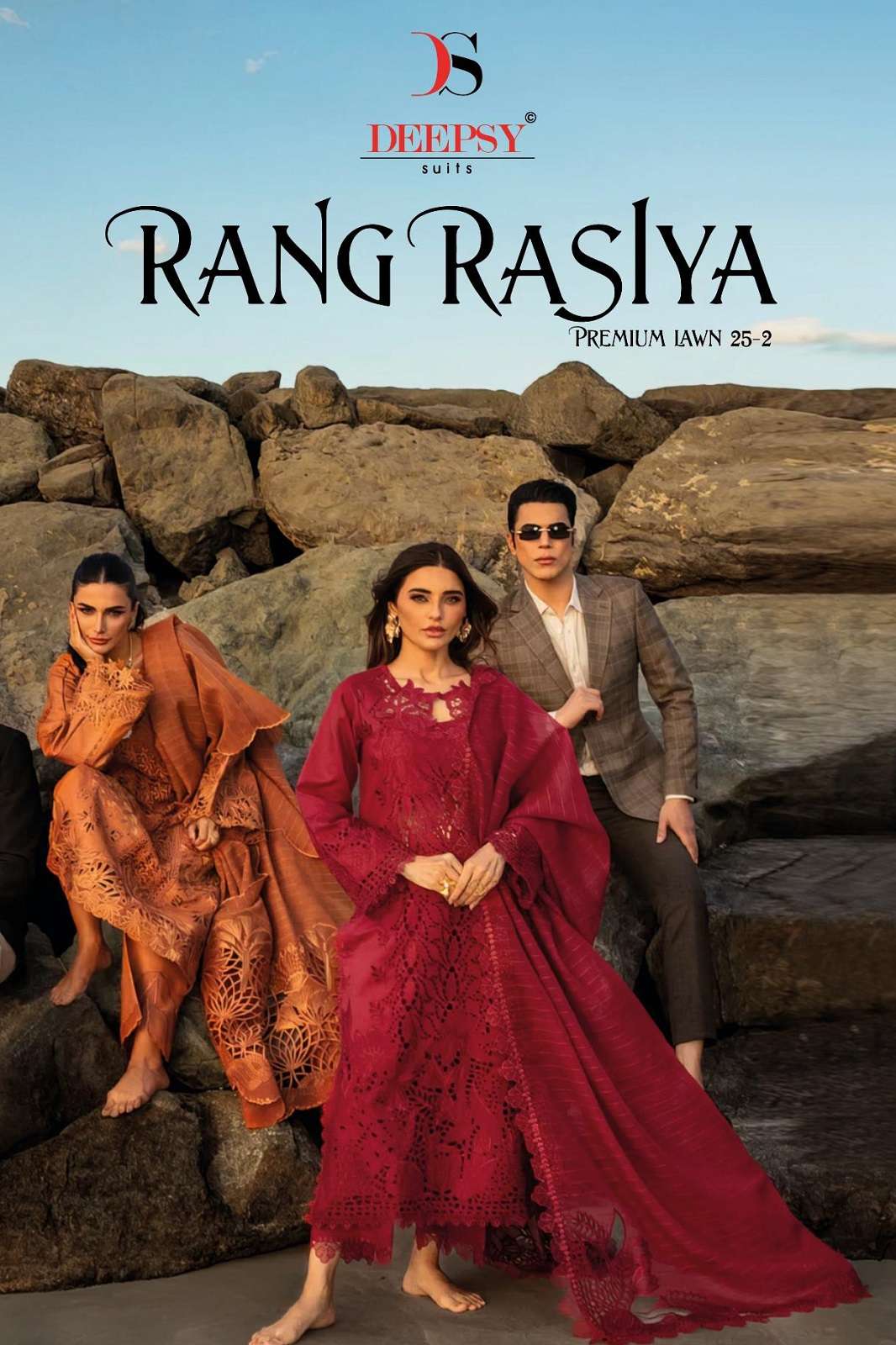 DEEPSY SUITS RANGRASIYA PREMIUM LAWN 25 2 COTTON DRESS MATERIALS
