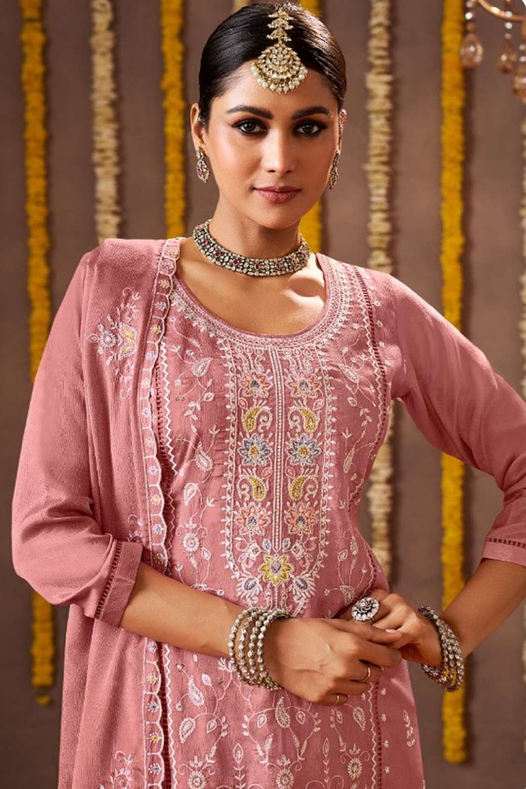 FOURDOTS SHARVANI CHINON LUKHNOWI WORKED SUITS