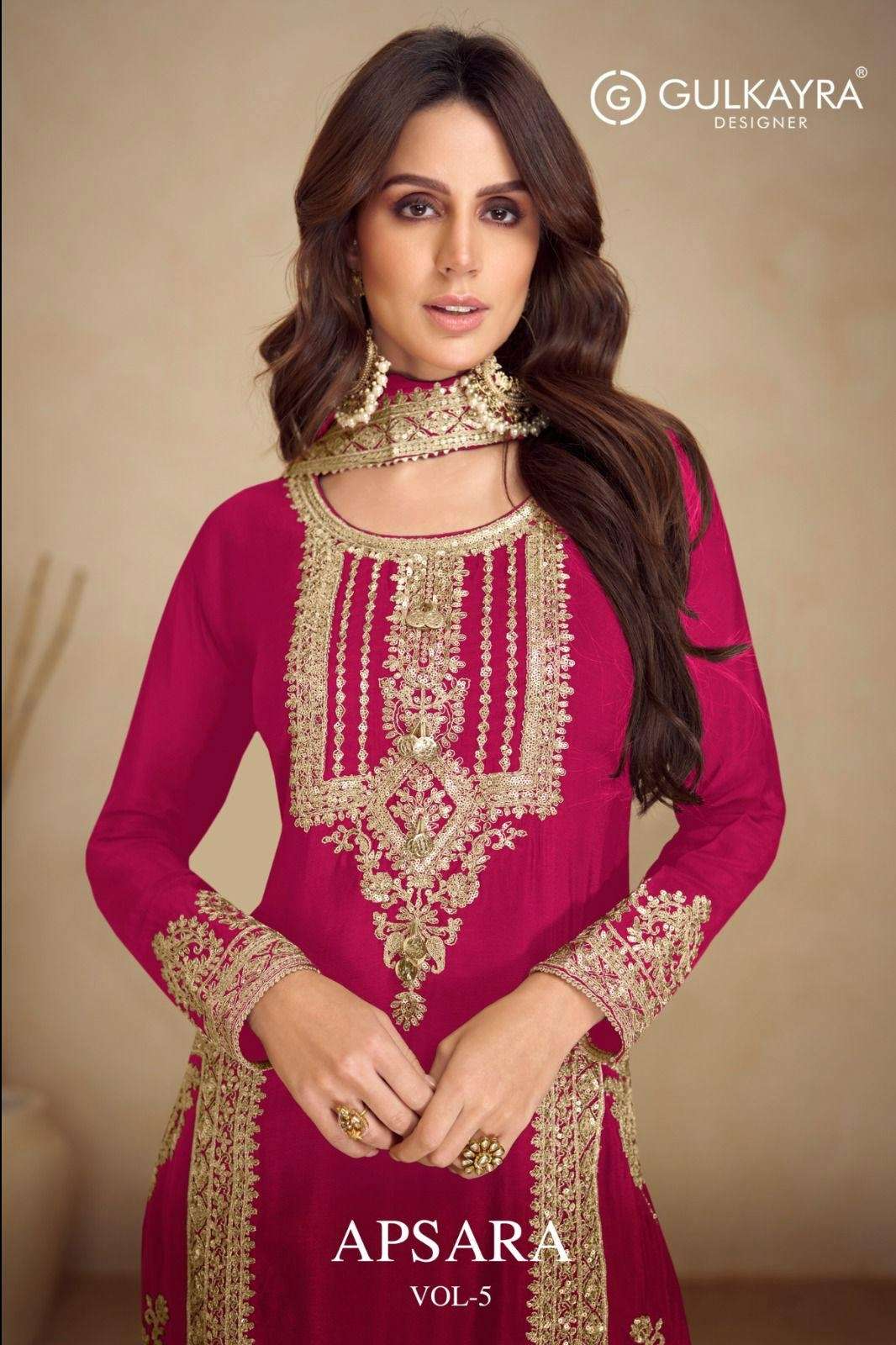 Gulkayra APSARA Vol 5 Ready to wear Premium Embroidered Real Chinon Suit