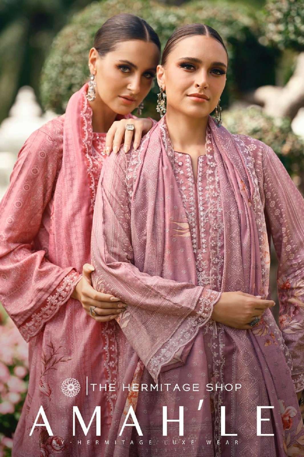 HERMITAGE AMAHLE LAWN EMBROIDERED DRESS MATERIALS