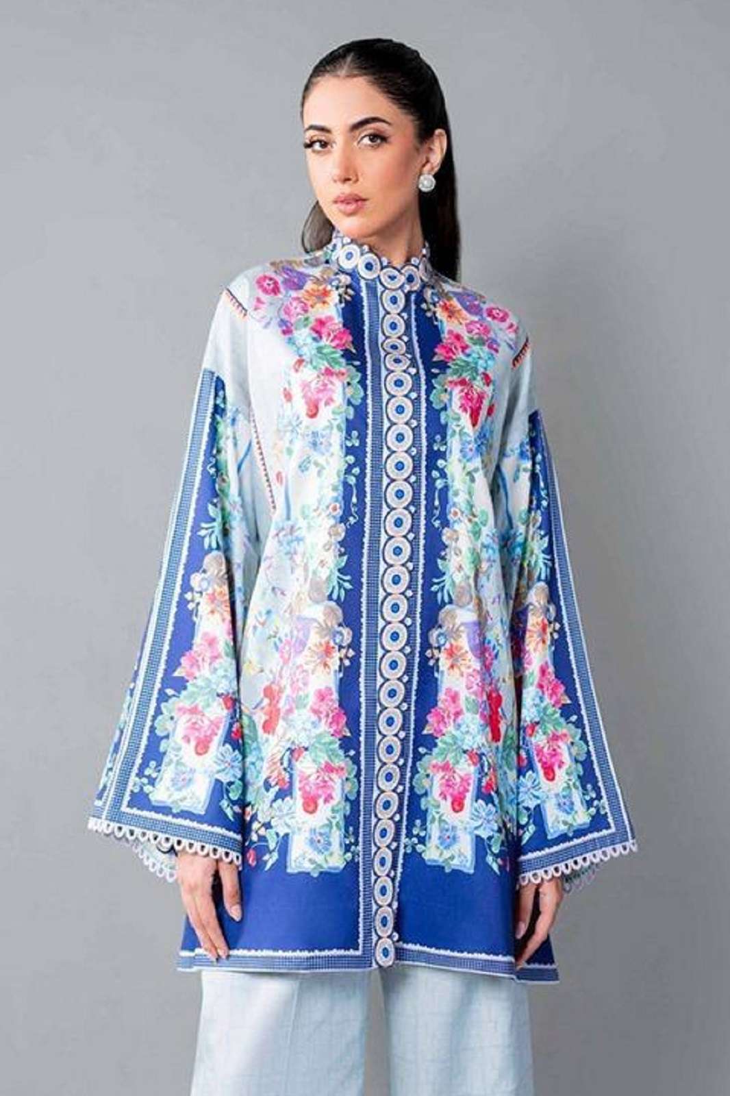 HOOR TEX HF 204 COTTON PRINTED READYMADE KAFTANS