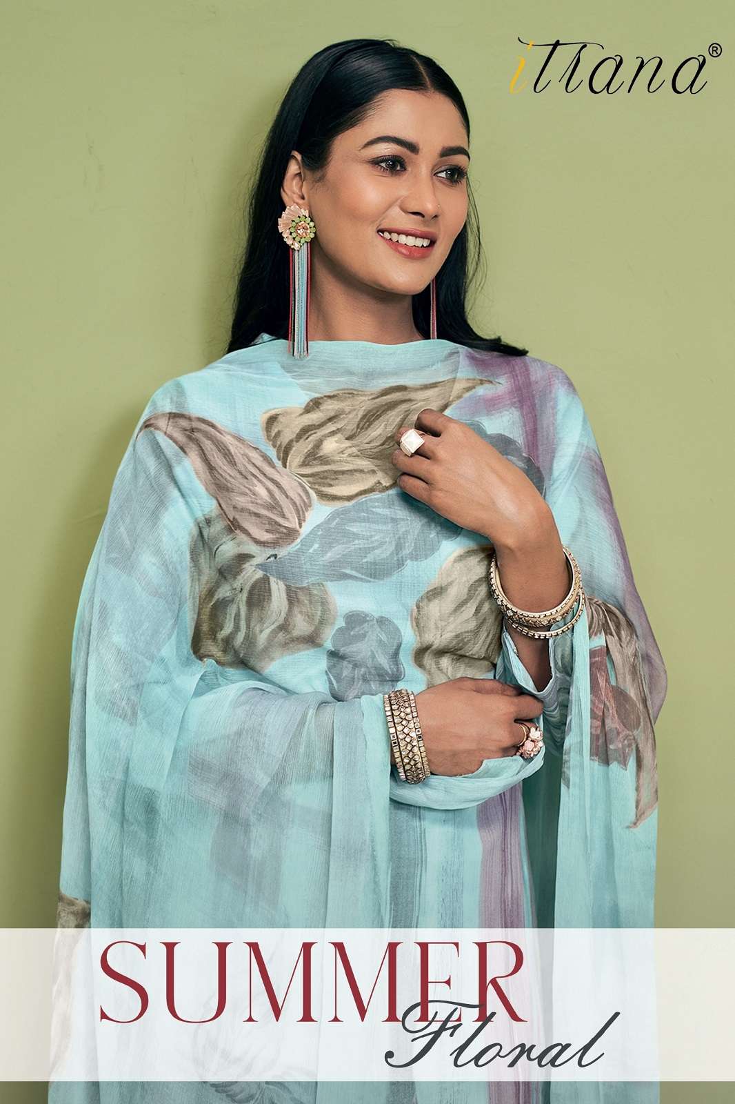 ITRANA SUMMER FLORAL PURE COTTON PRITNED SUITS