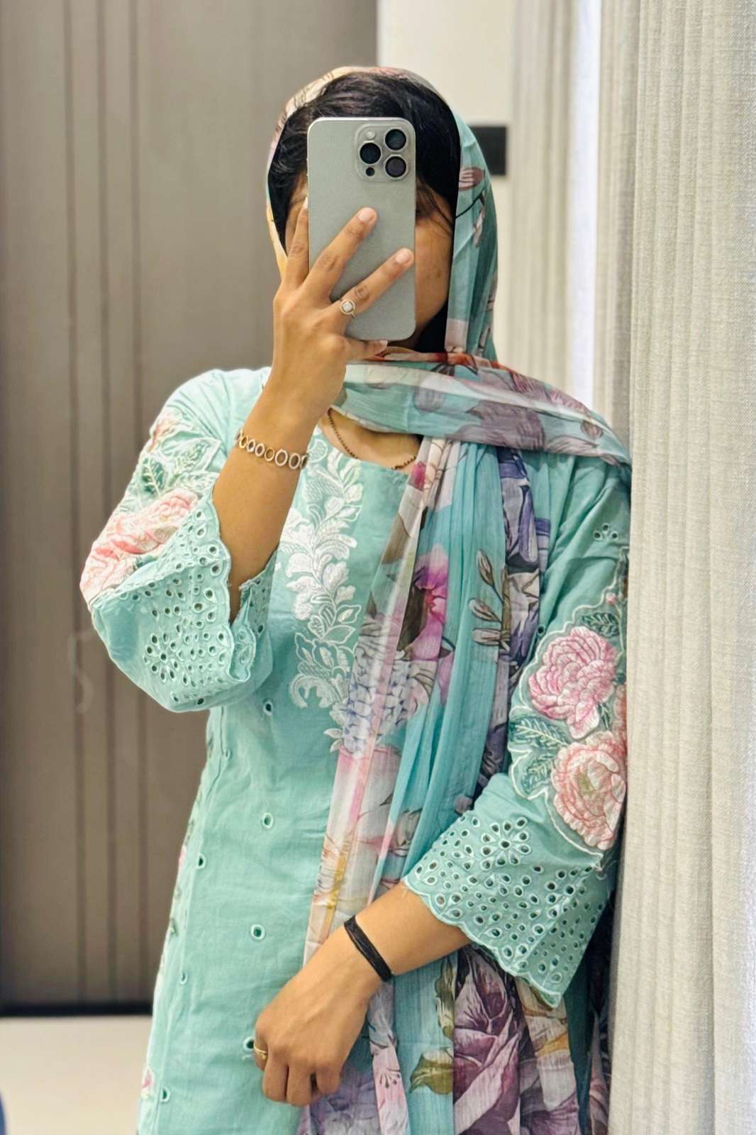 JIHAN 3596 PURE LAWN EMBROIDERY WORKED SUITS 