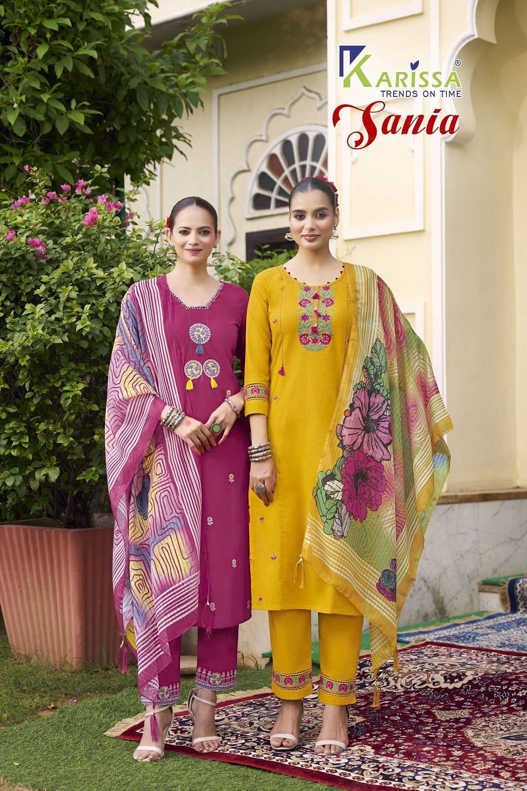 KARISSA SANIA COTTON READY TO WEAR STRAIGHT KURTIES