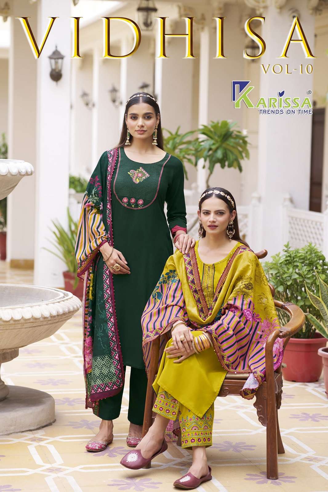 KARISSA VIDISHA VOL 10 RAYON READY TO WEAR KURTIES