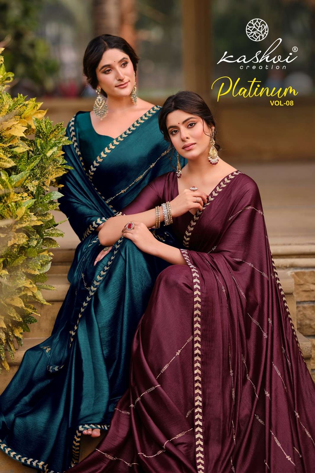 KASHVI CREATION PLATINUM VOL 8 SOFT SILK SAREES