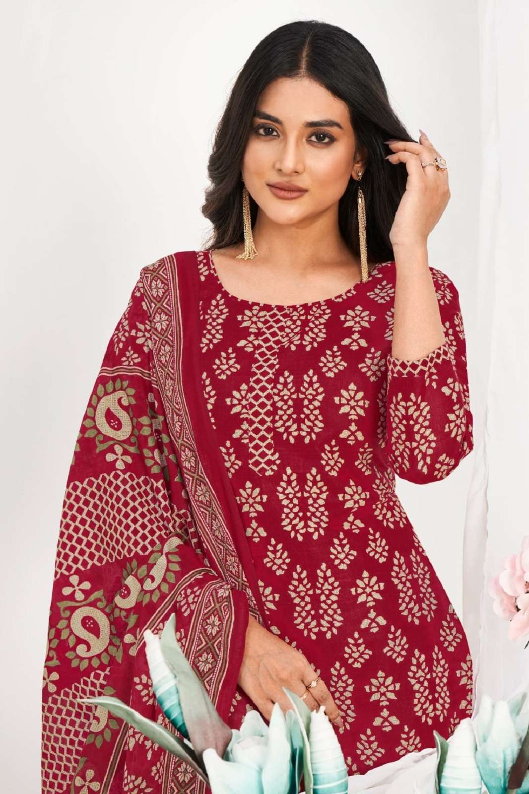 LAADO PRINT VOL 75 COTTON PRINTED DRESS MATERIALS