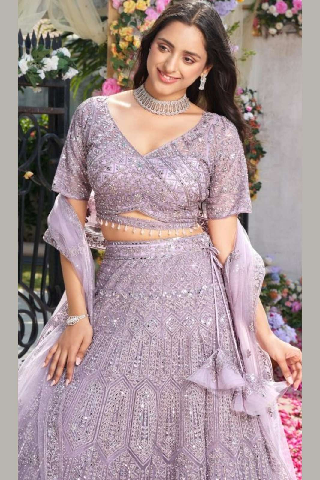 Lapink  Party Wear Designer Net Fancy Lehenga Set & Dupatta