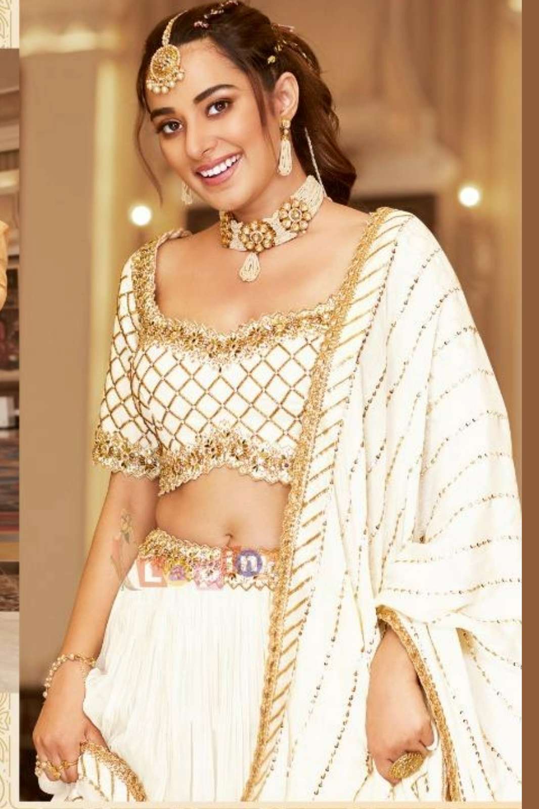 Lapink Viscose Designer Lehenga Set with Fancy Dupatta