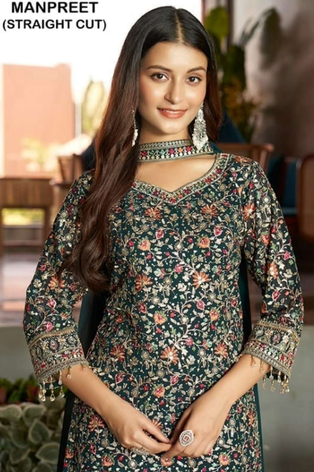 Lapink Viscose Fancy Suit with Sharara Set & Neck Dupatta