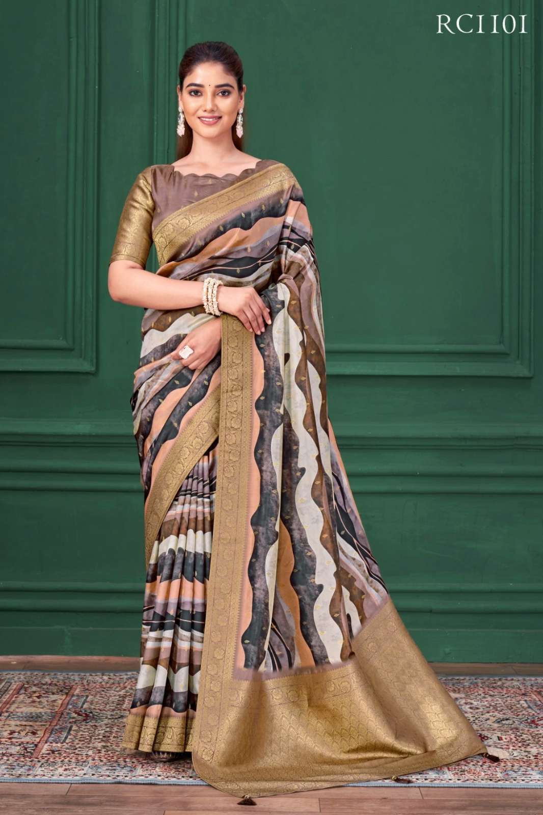 Mahotsav RANG CHATKILA RC1100 MOHIRA Tessar Silk Jacquard Saree