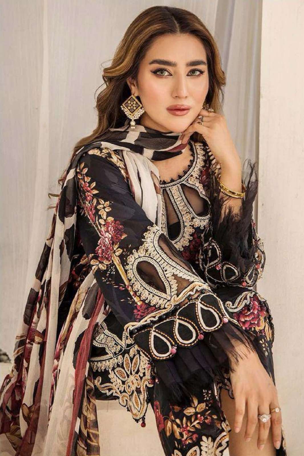 MEHBOOB TEX 1526 COTTON EMBROIDERED SUITS