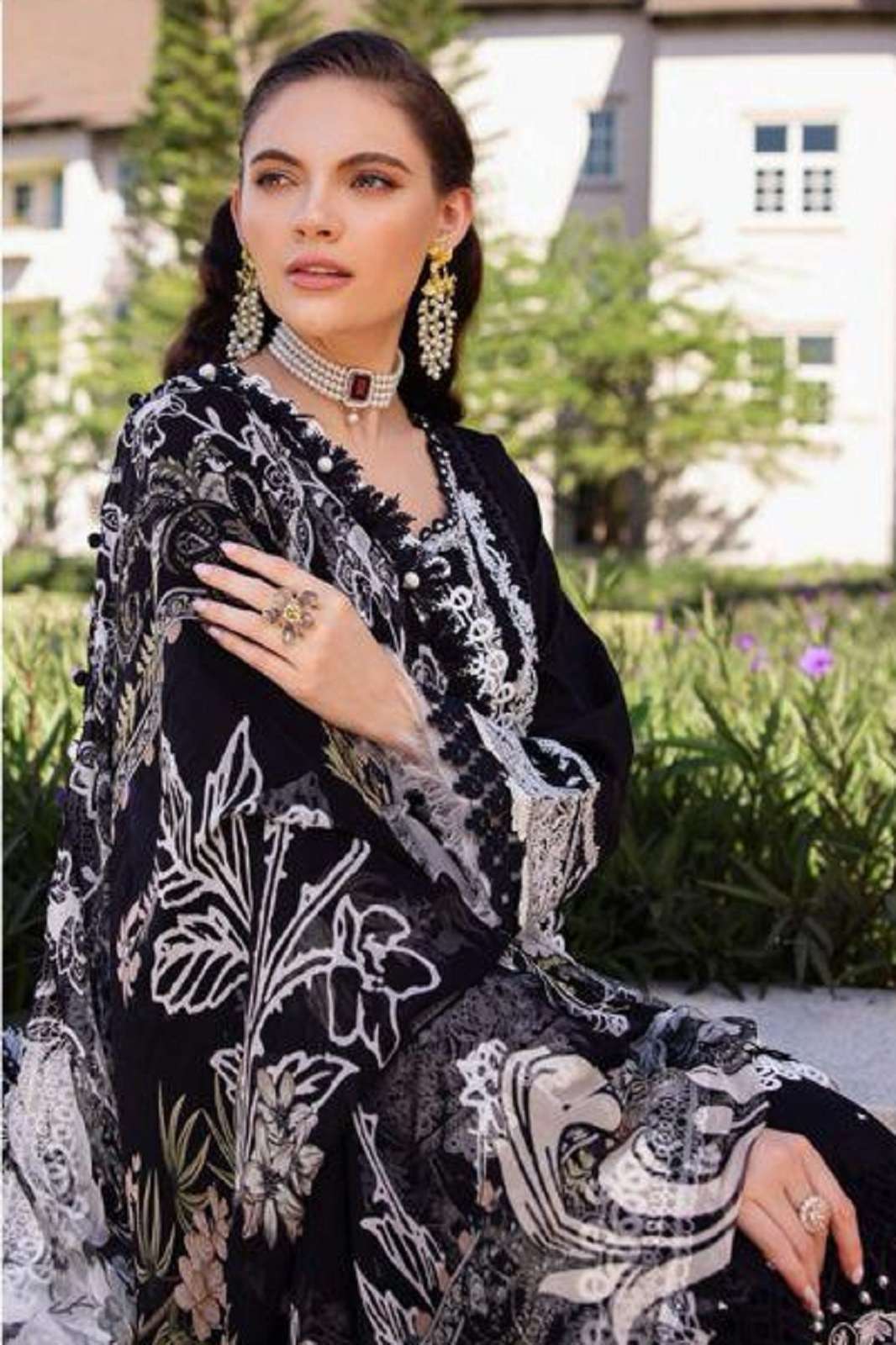 MEHBOOB TEX 1604 VISCOSE LAWN EMBROIDERED SUITS