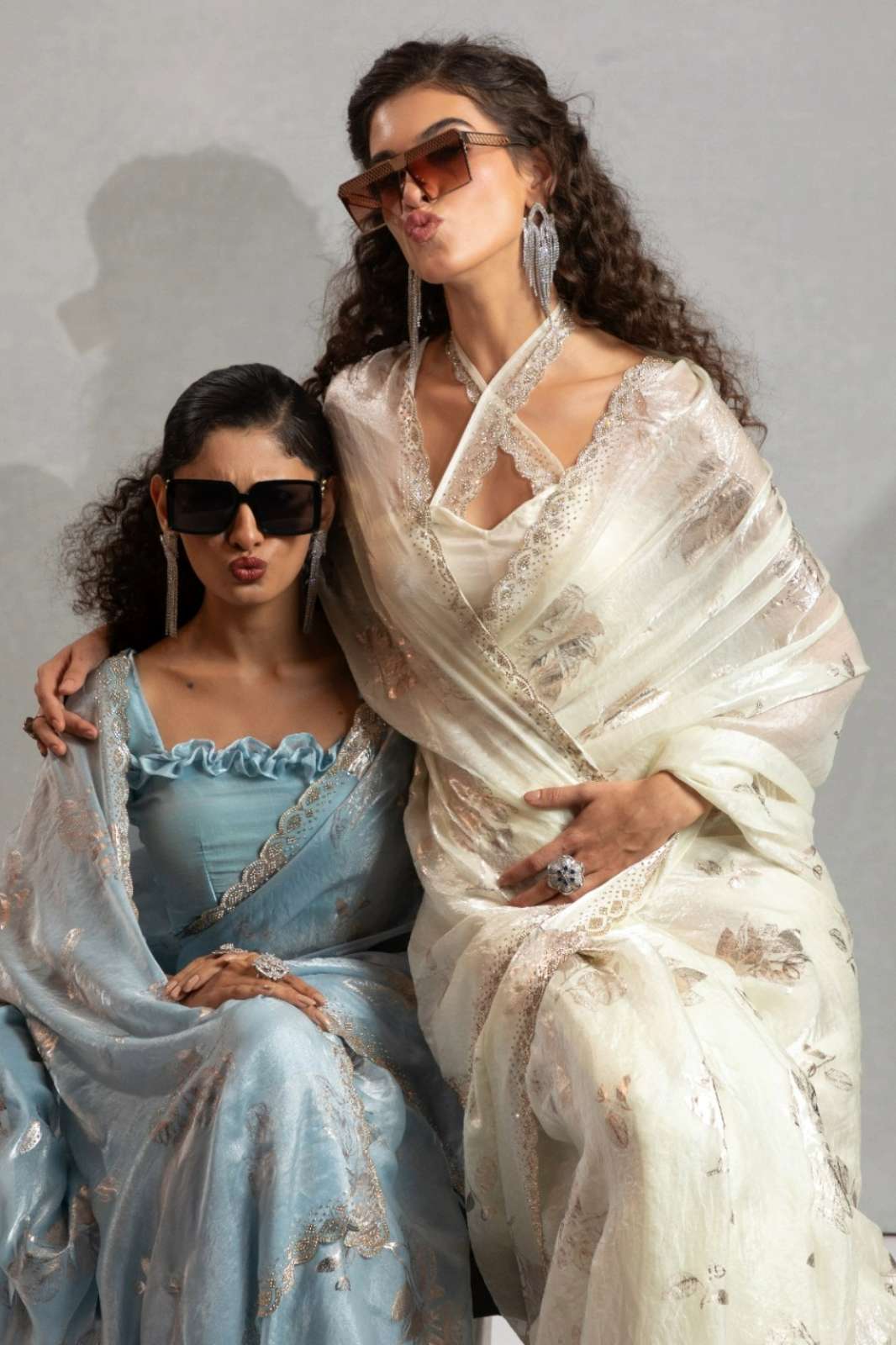 Mehek 1047A TO 1047E Party Style Designer Satin Silk with Foil Saree