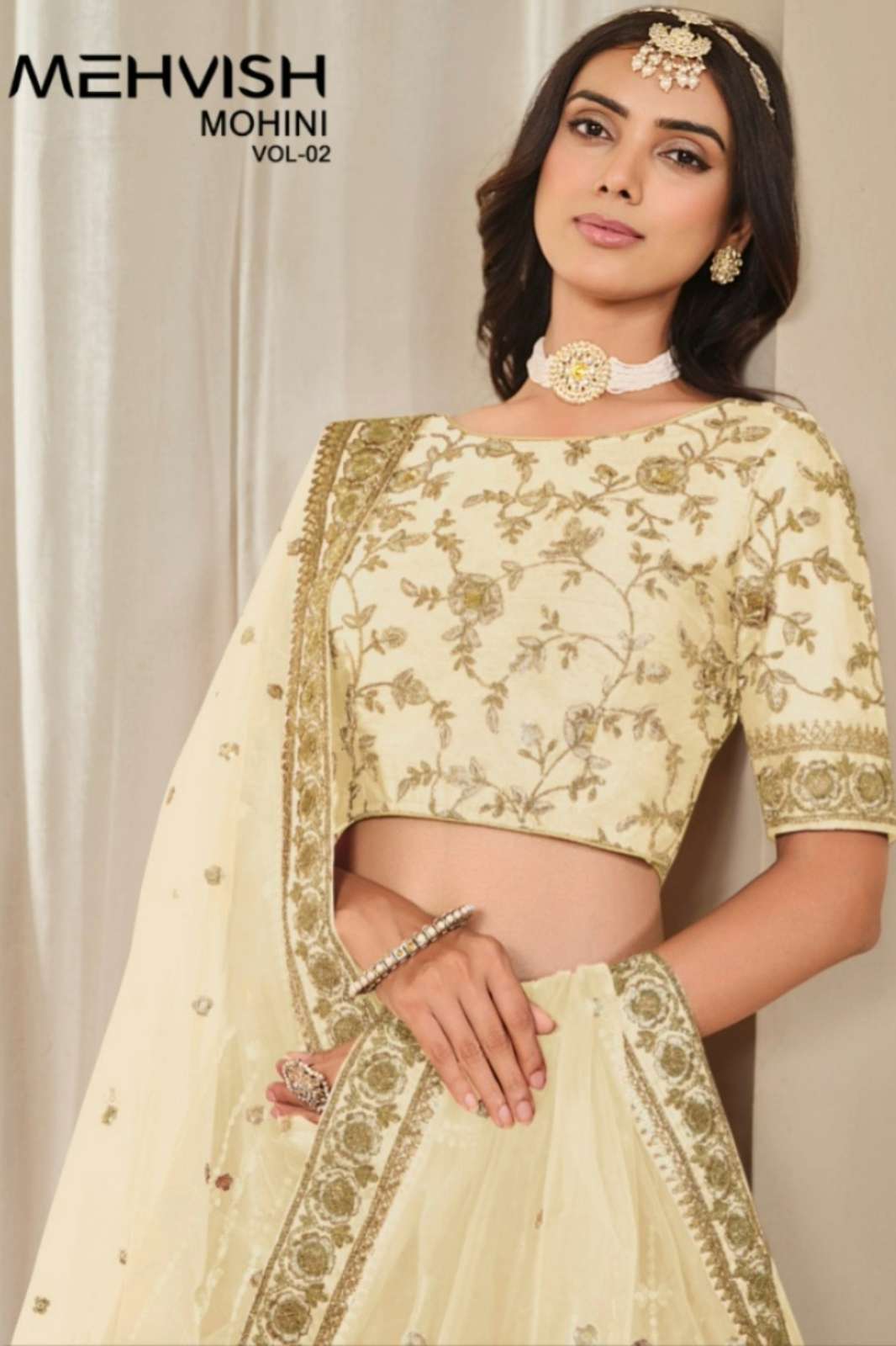 Mehvish Mohini Vol 2 1071 1072 Sequins Work Art Silk Lehenga Choli