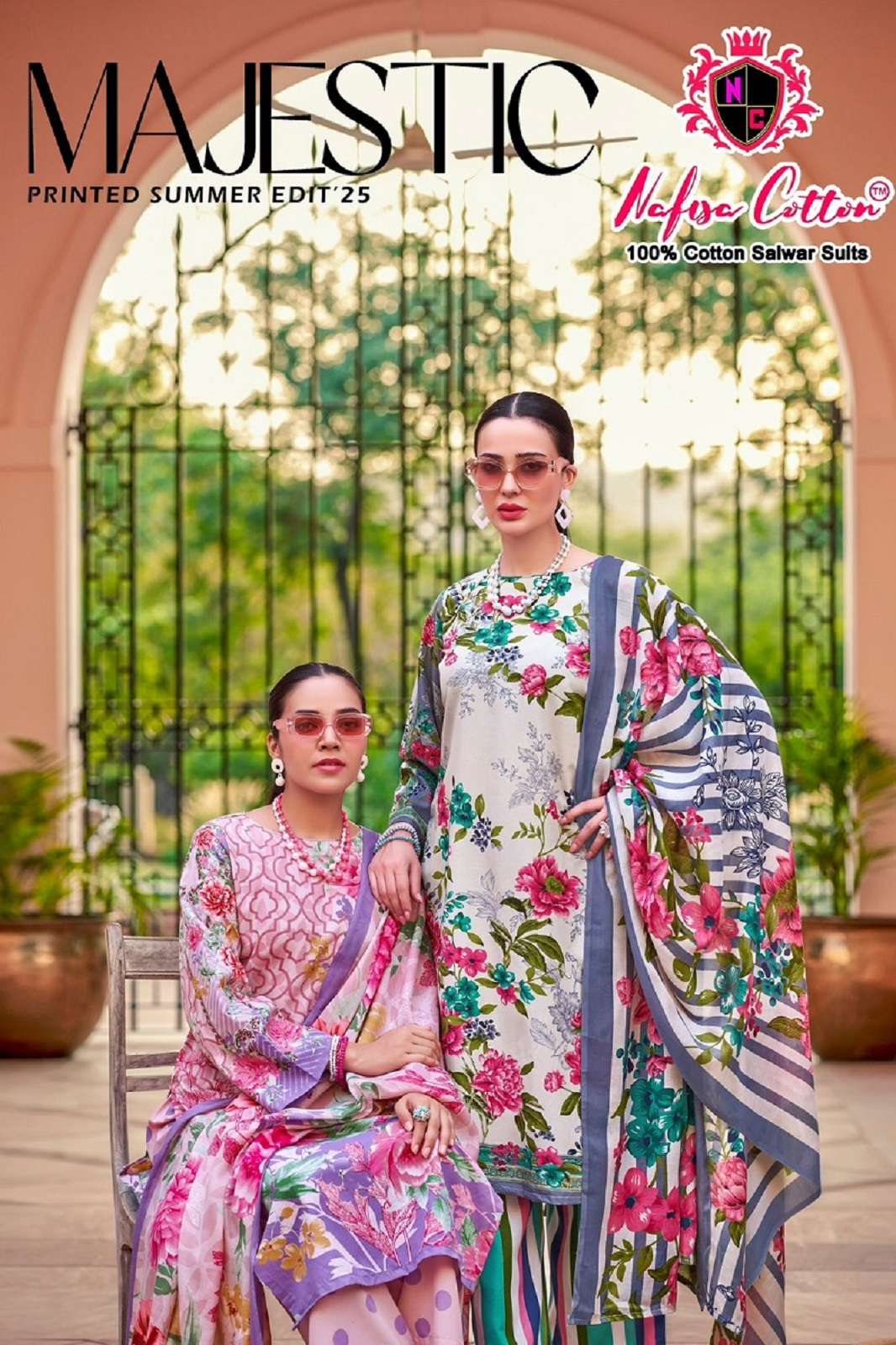 NAFISHA MAJESTIC COTTON DIGITALLY PRINTED DRESS MATERIALS