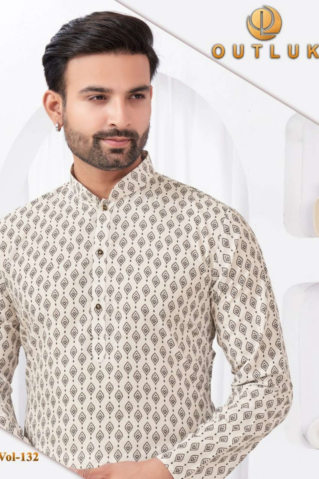 Outluk Outluk Wedding Collection Vol 132 Ready to Wear Rayon Cotton Kurta Pajama