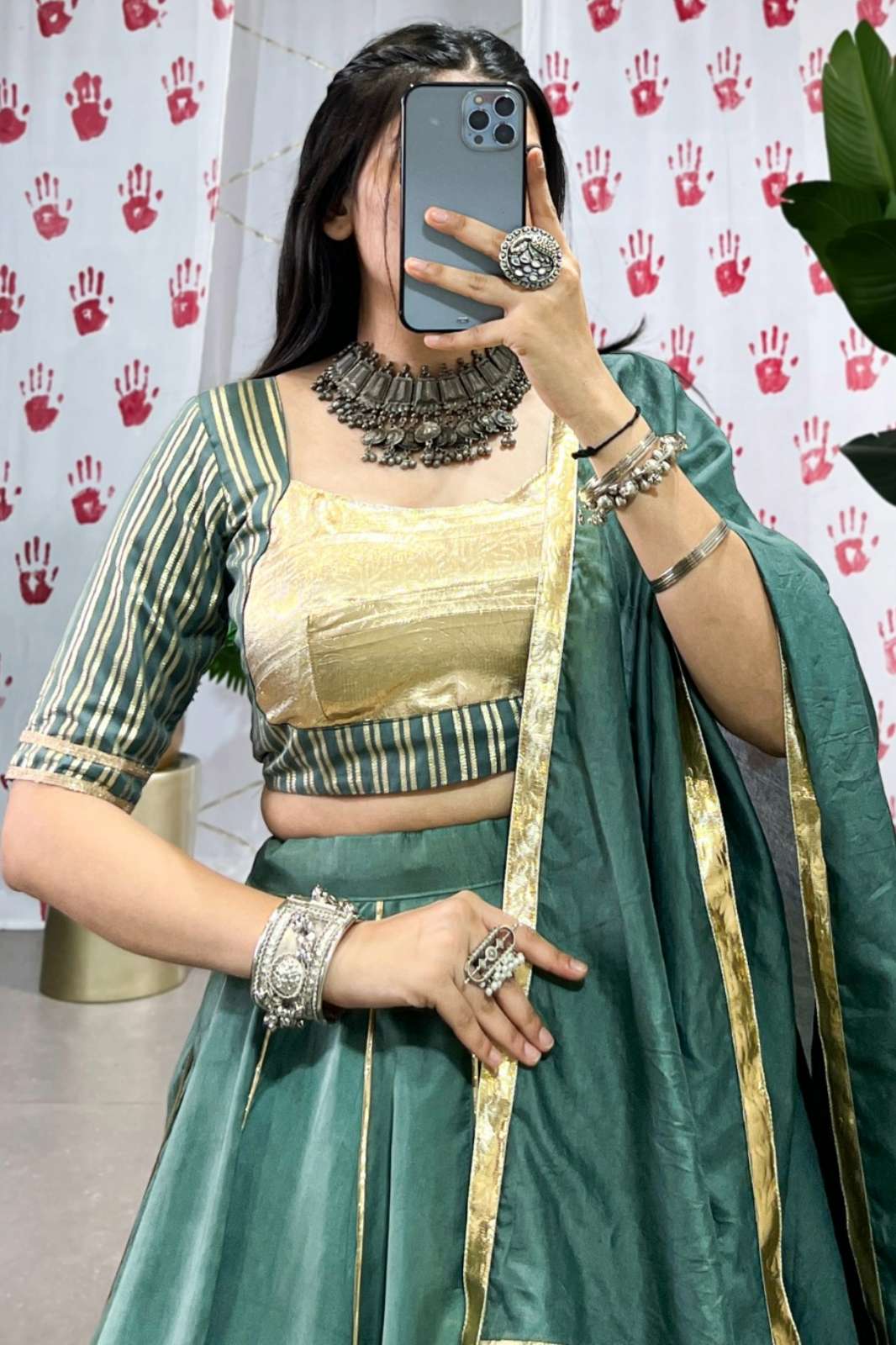 PAYAL CREATION 1654SGN Chanderi  Designer Lehenga Choli for Garba Nights