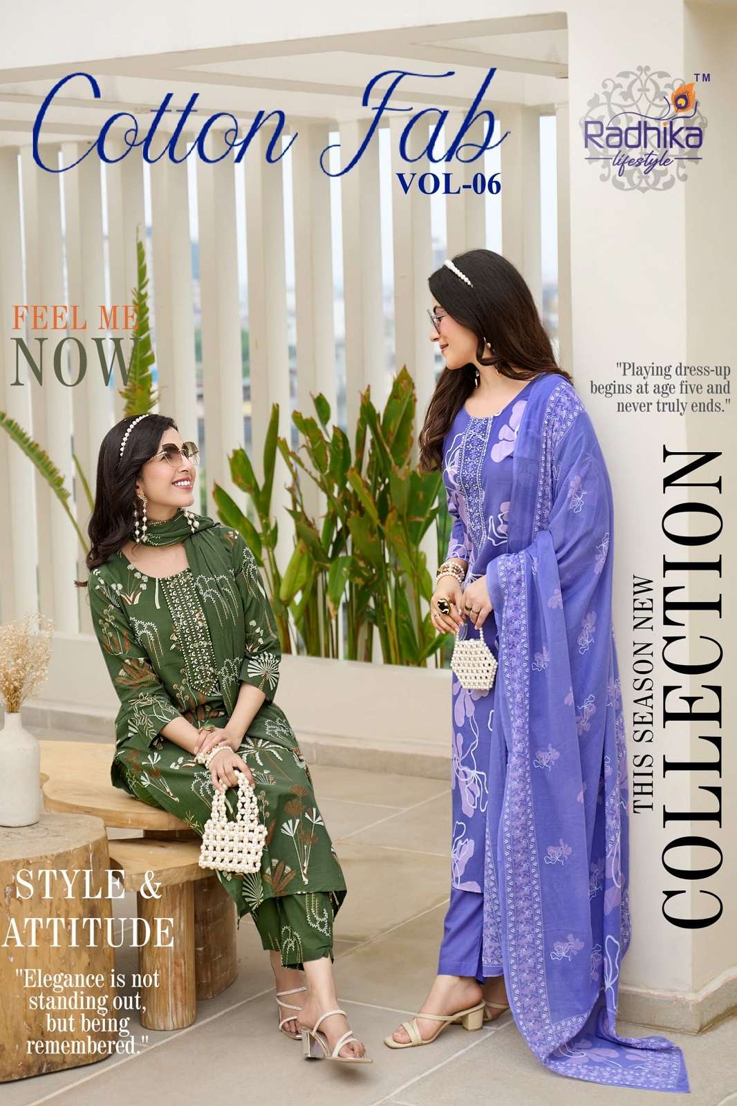 RADHIKA LIFESTYLE COTTON VOL 6 READY TO WEAR KURTIES