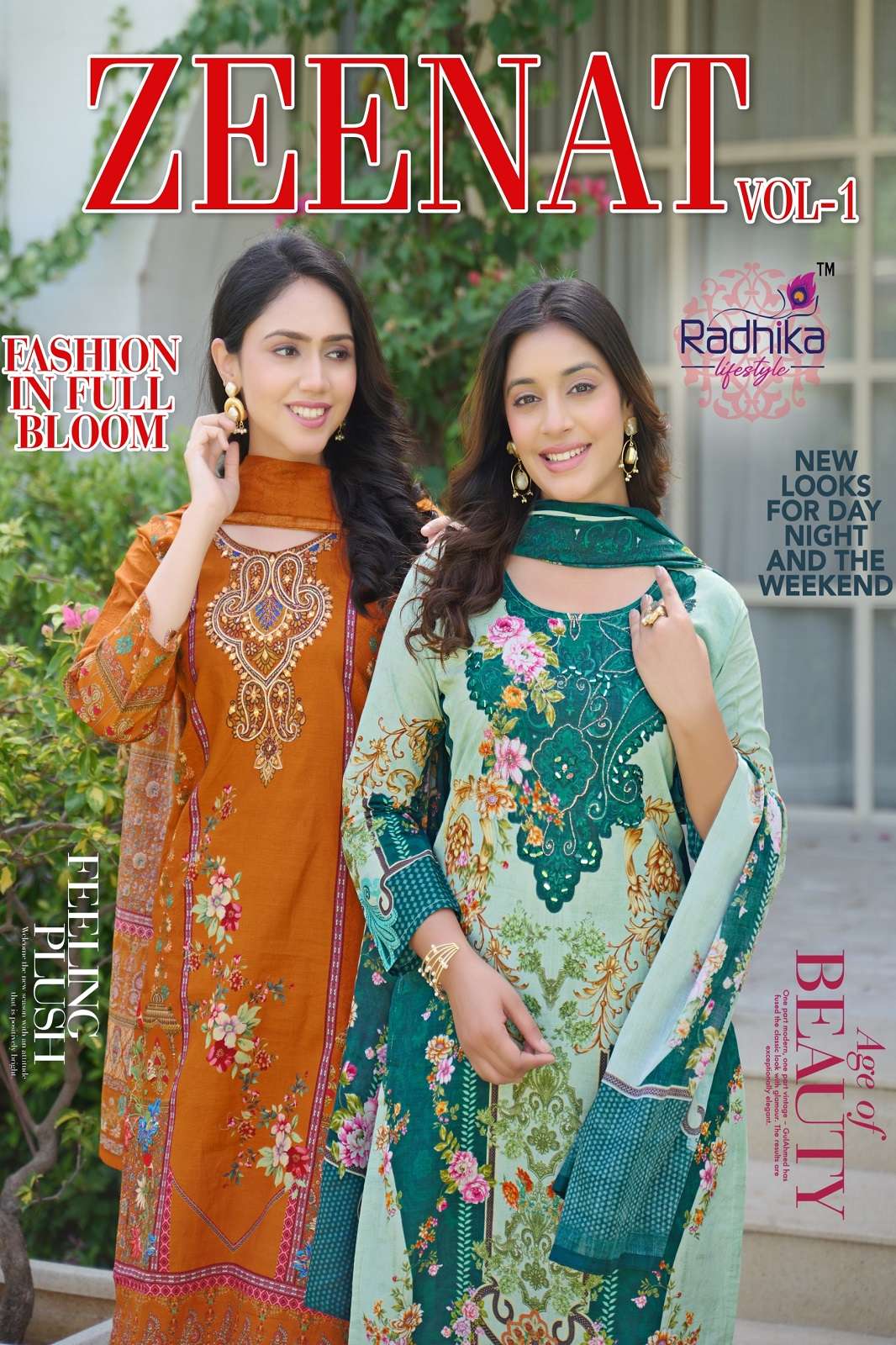 RADHIKA LIFESTYLE ZEENAT VOL 1 READY TO WEAR STRAIGHT KURTIES