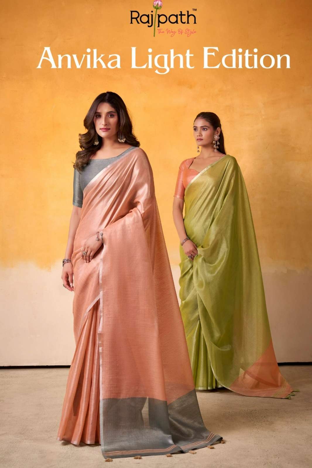 Rajpath ANVIKA LIGHT EDITION TISSUE SILK DESIGNER SAREE