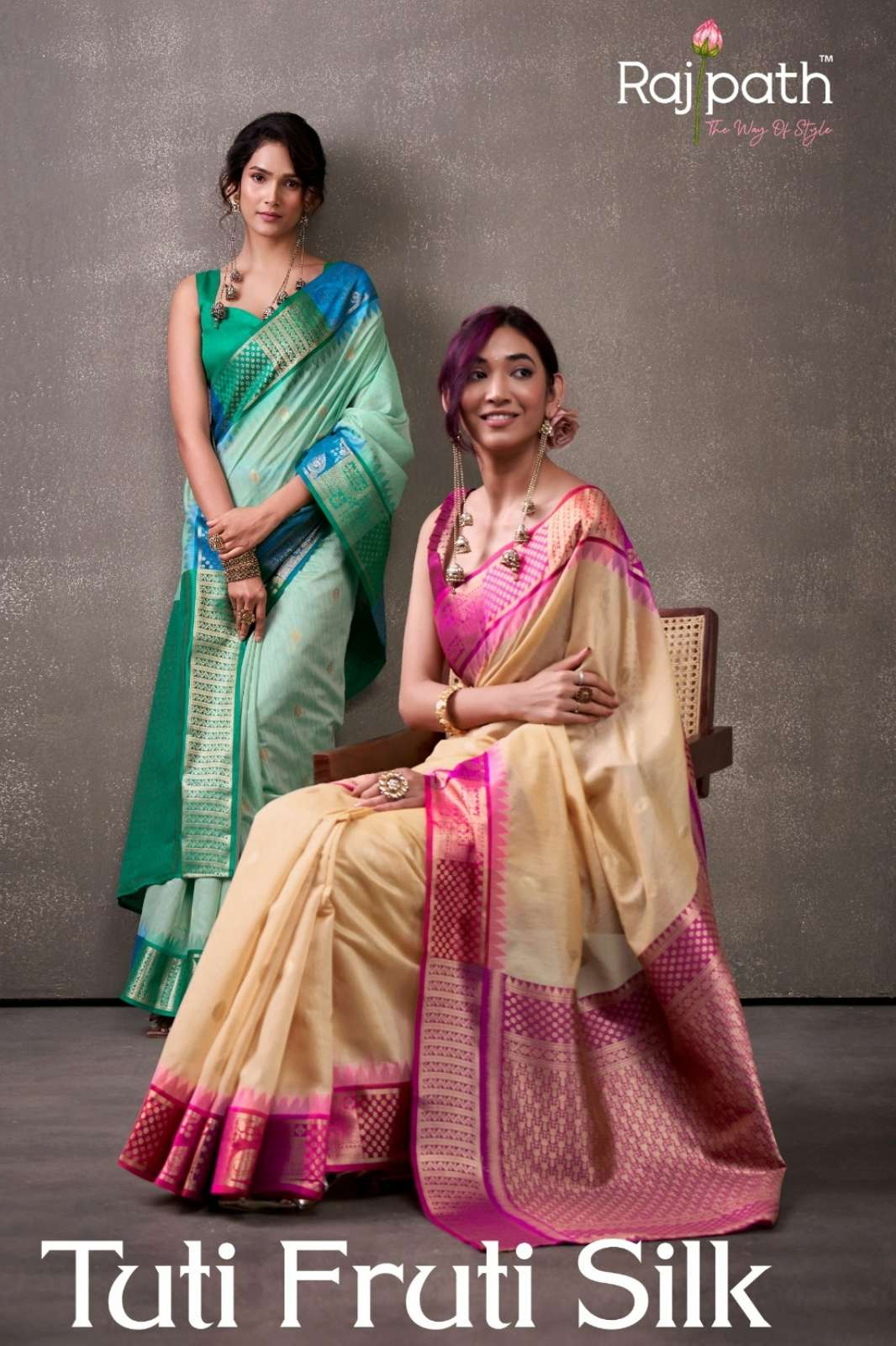 Rajpath TUTI FRUTI SILK Wonderful Designer Modal Cotton Saree