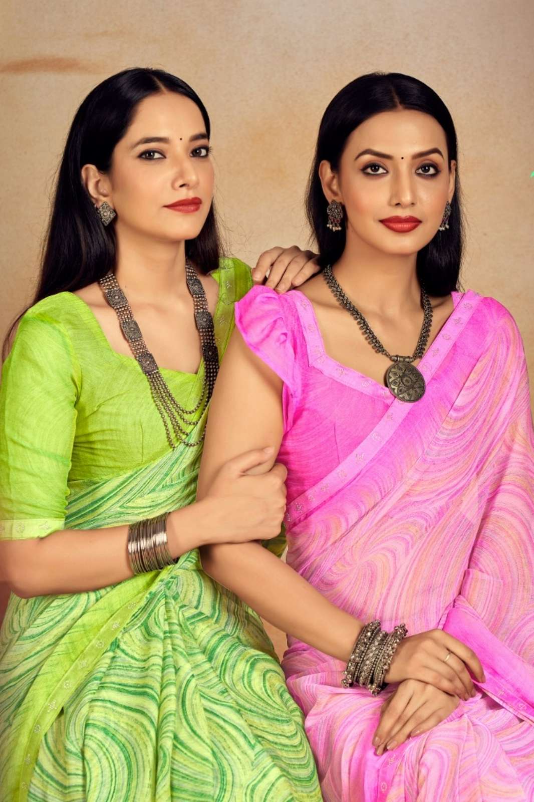 Ruchi VANILLA VOL 13 Swarovski Work Chiffon Saree