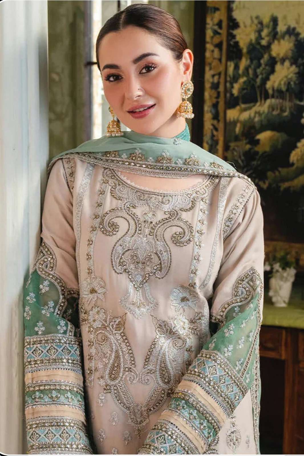 SAJIDA DESIGNER SD 1038 GEORGETTE EMBROIDERED SUITS
