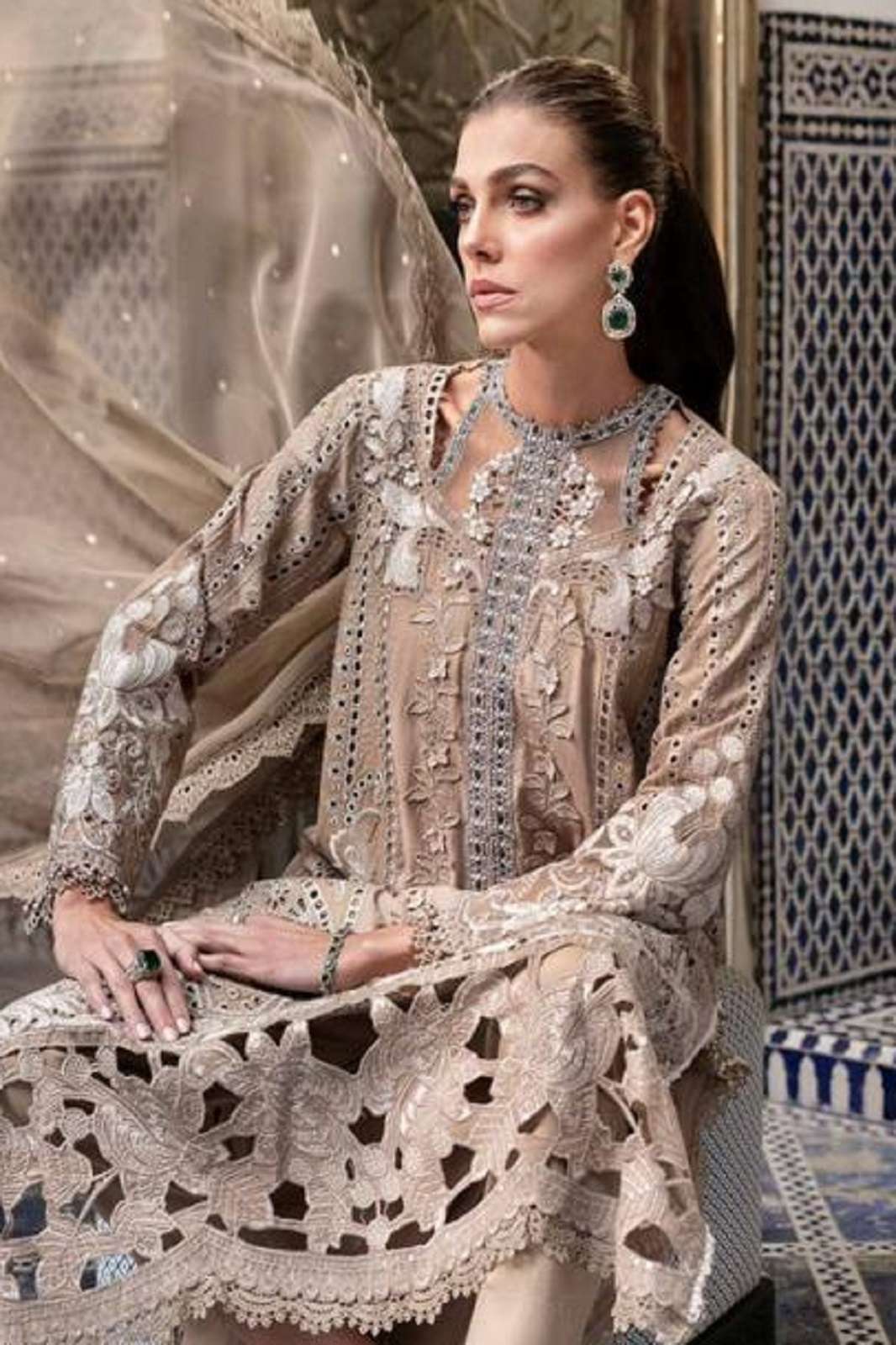 SANIYA TRENDZ OMBRE PREMIUM VOL 1 COTTON EMBROIDERED SUITS