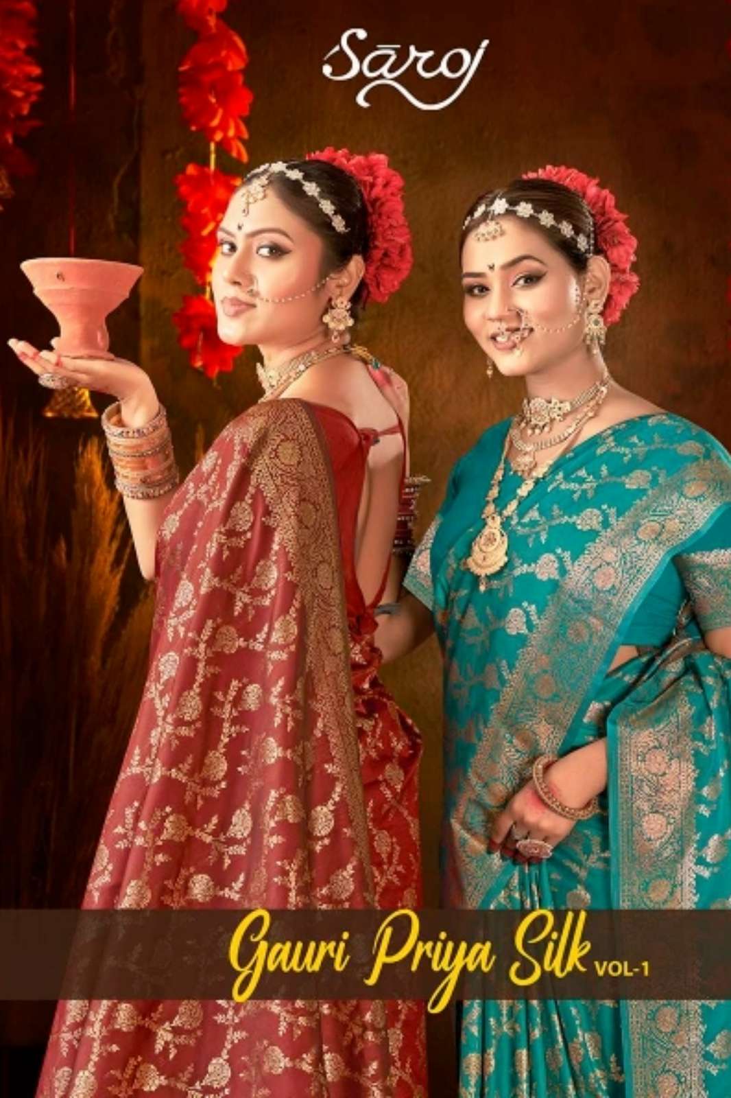 Saroj Gauri Priya Silk 1 Pure Silk Rich Pallu Designer Saree
