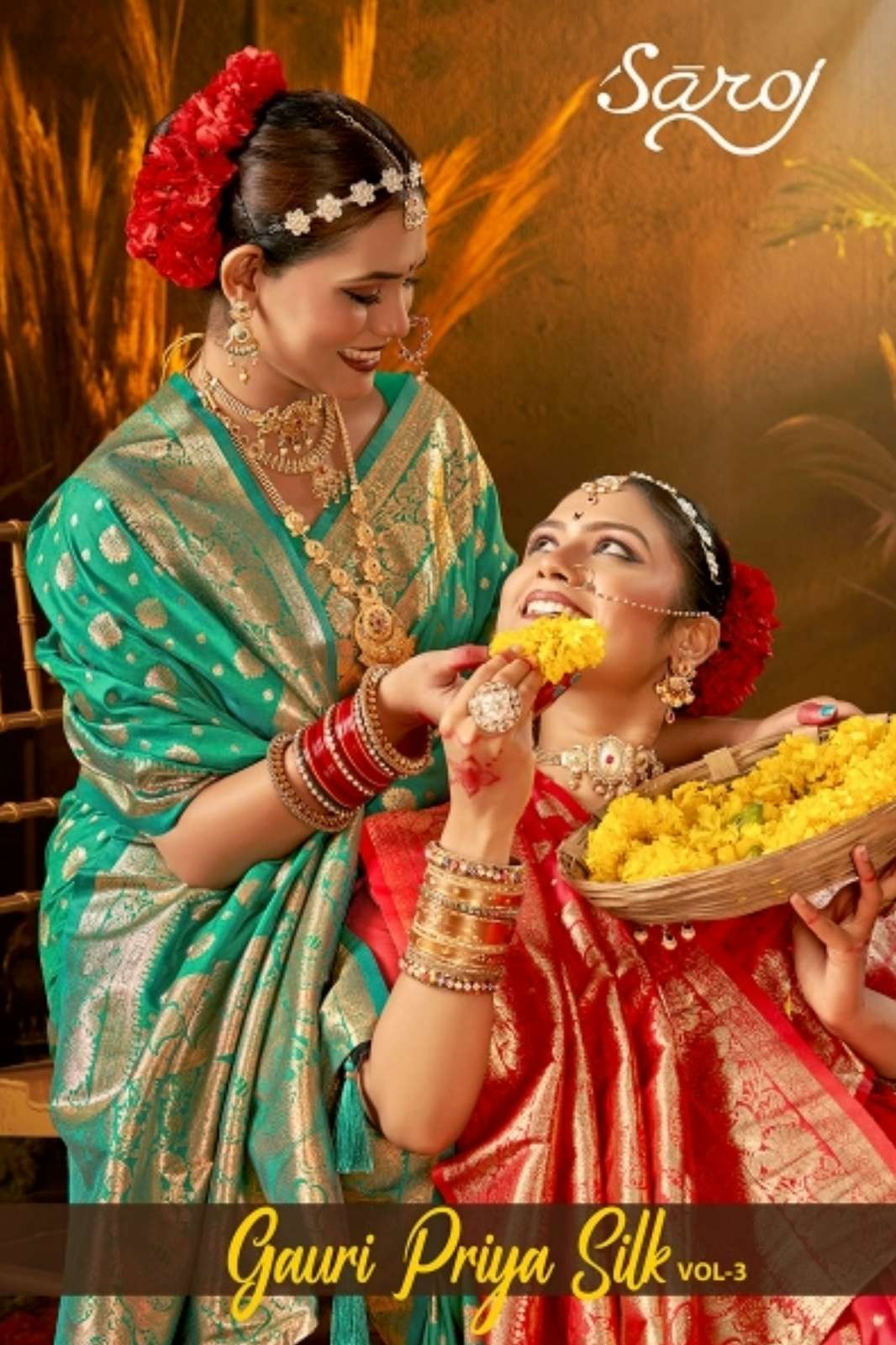Saroj Gauri Priya Silk 3 Pure Silk Rich Pallu Designer Saree