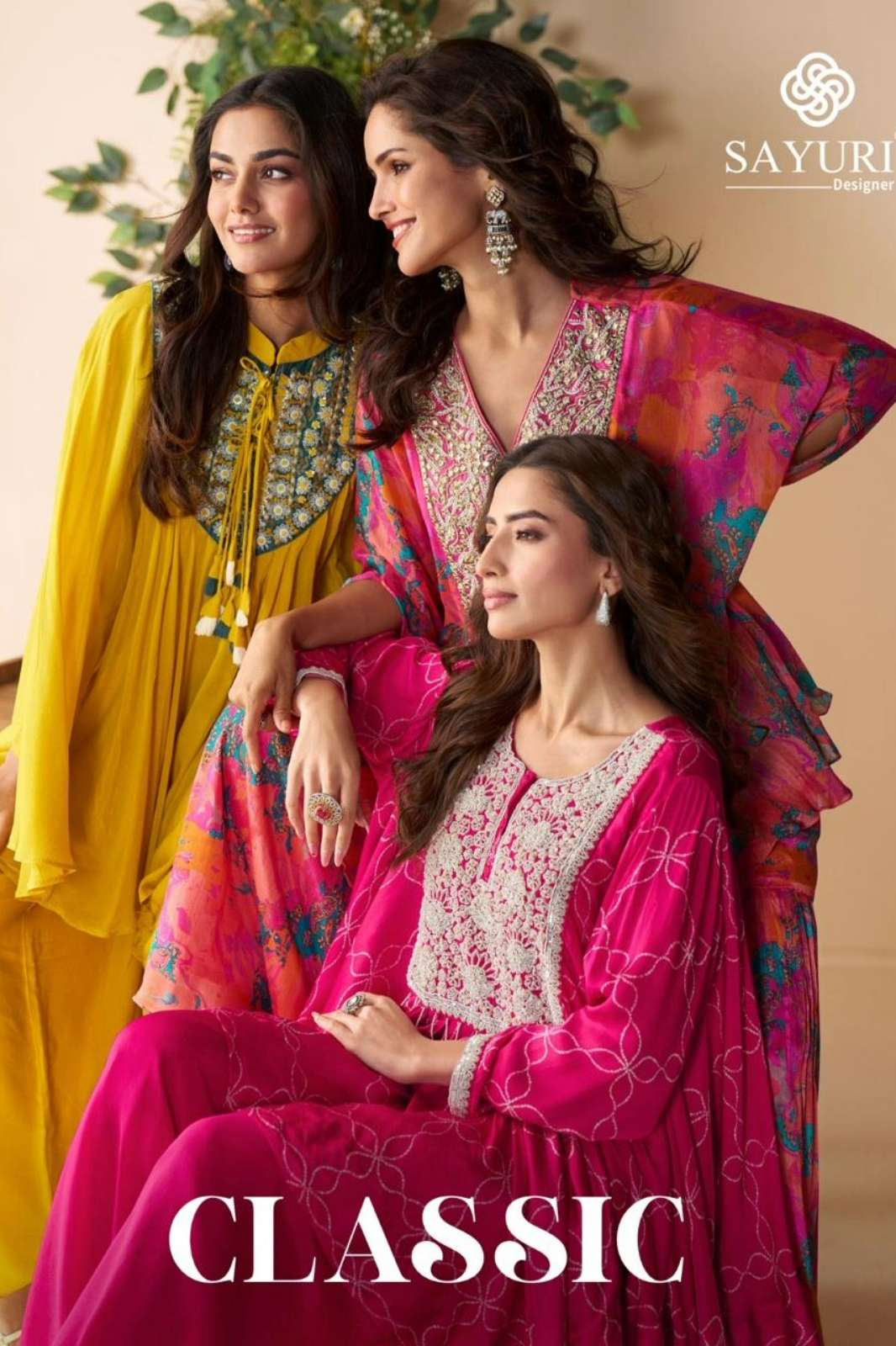 SAYURI RAAHI READY TO WEAR REAL GEORGETTE EMBROIDERED DESIGNER DRESS