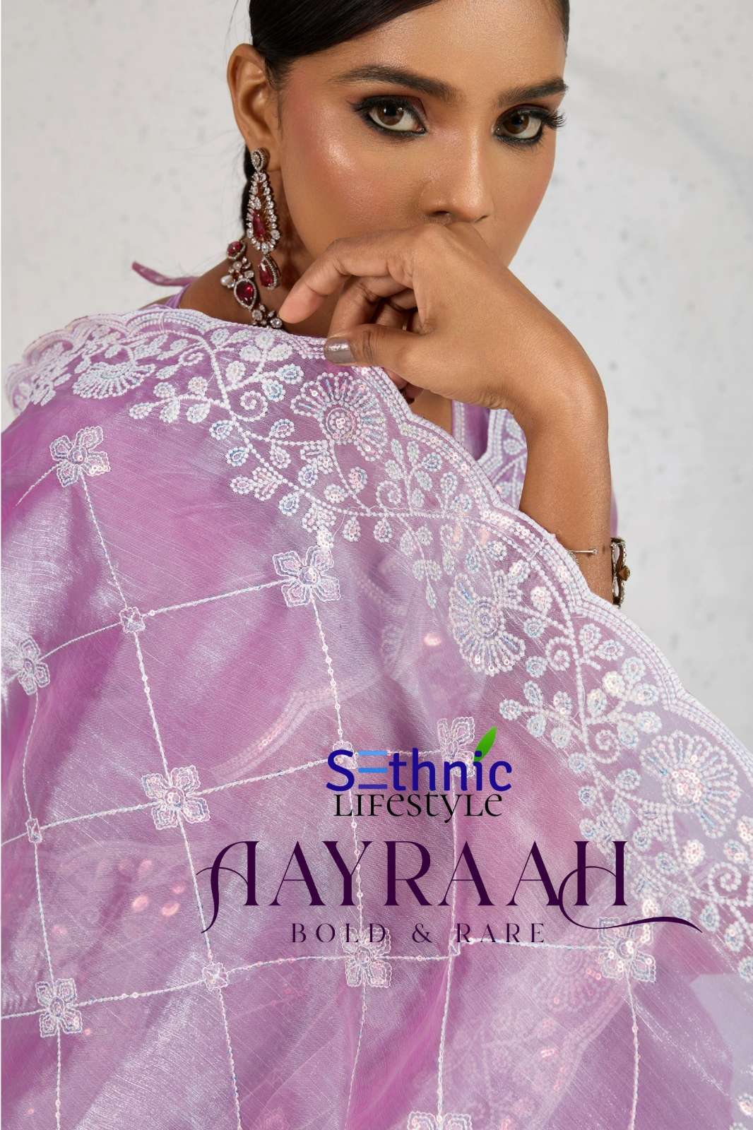 Sethnic  Aayraah Soft Burberry Designer Party Style Saree