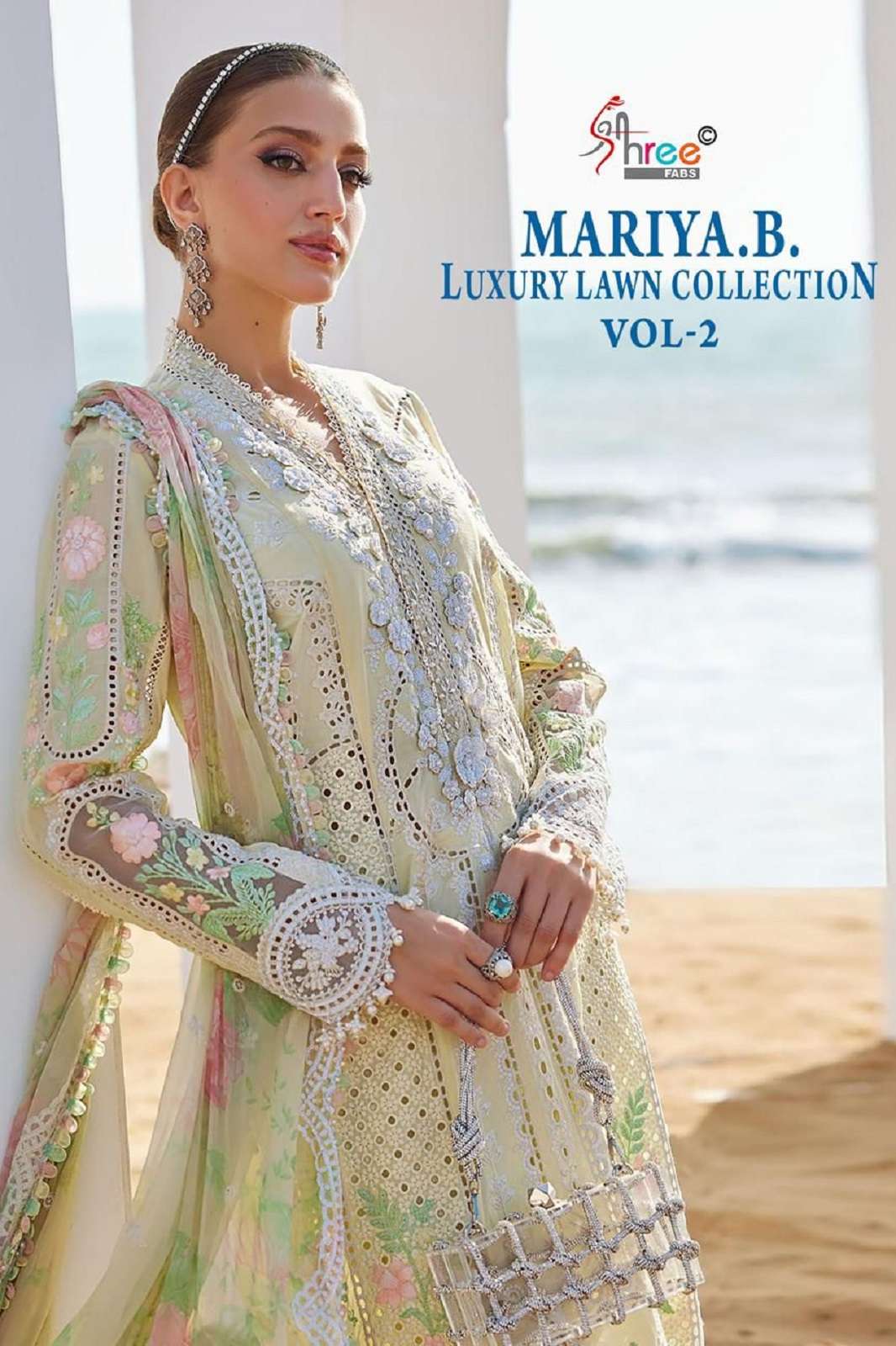 SHREE FAB MARIYA B LUXURY LAWN VOL 2 PURE COTTON SUITS