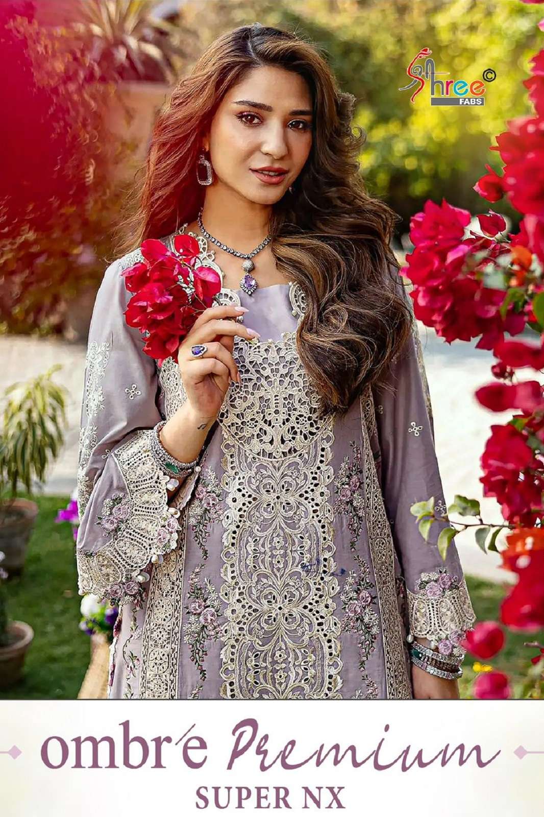 SHREE FAB OMBRE PREMIUM SUPER NX COTTON EMBROIDERED SUITS