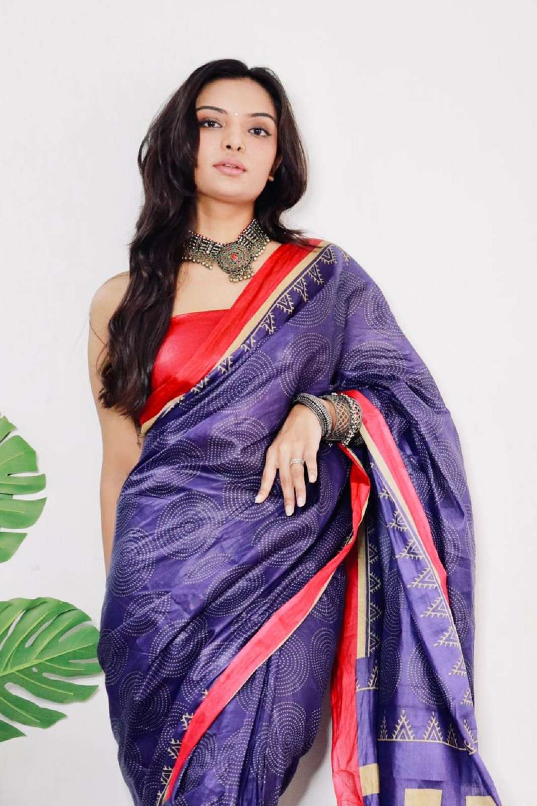 SHRI BALAJI 119 PARV 1 COTTON HAND BLOCK PRINTED SAREE