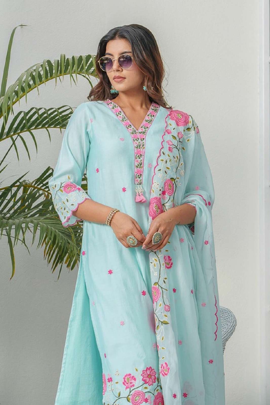 SHRI BALAJI 14826 ROMAN SILK READY TO WEAR SUITS