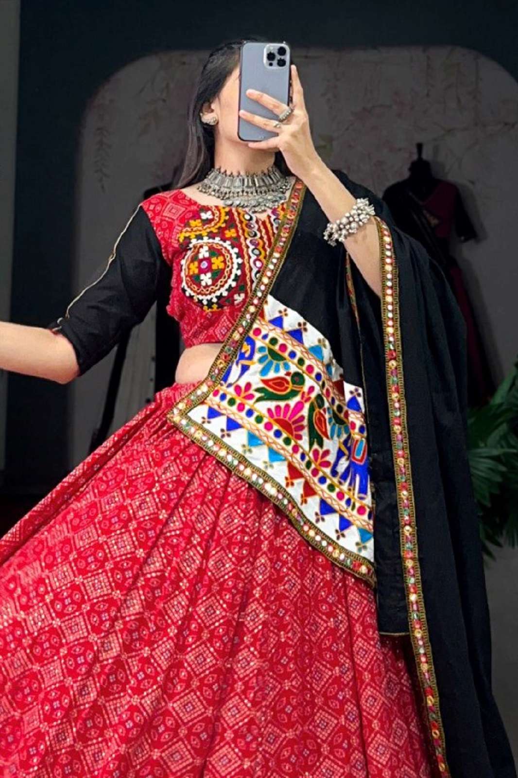 SHRI BALAJI 1693 PURE COTTON READY TO WEAR LEHENGAS