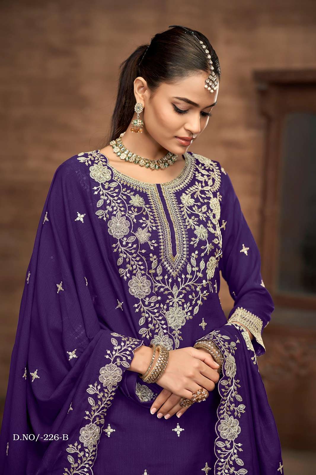 SHRI BALAJI 226 VICHITRA SILK READY TO WEAR LEHENGAS