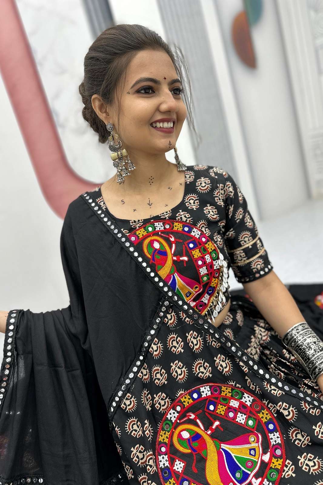 SHRI BALAJI 256 PURE COTTON READY TO WEAR LEHENGAS