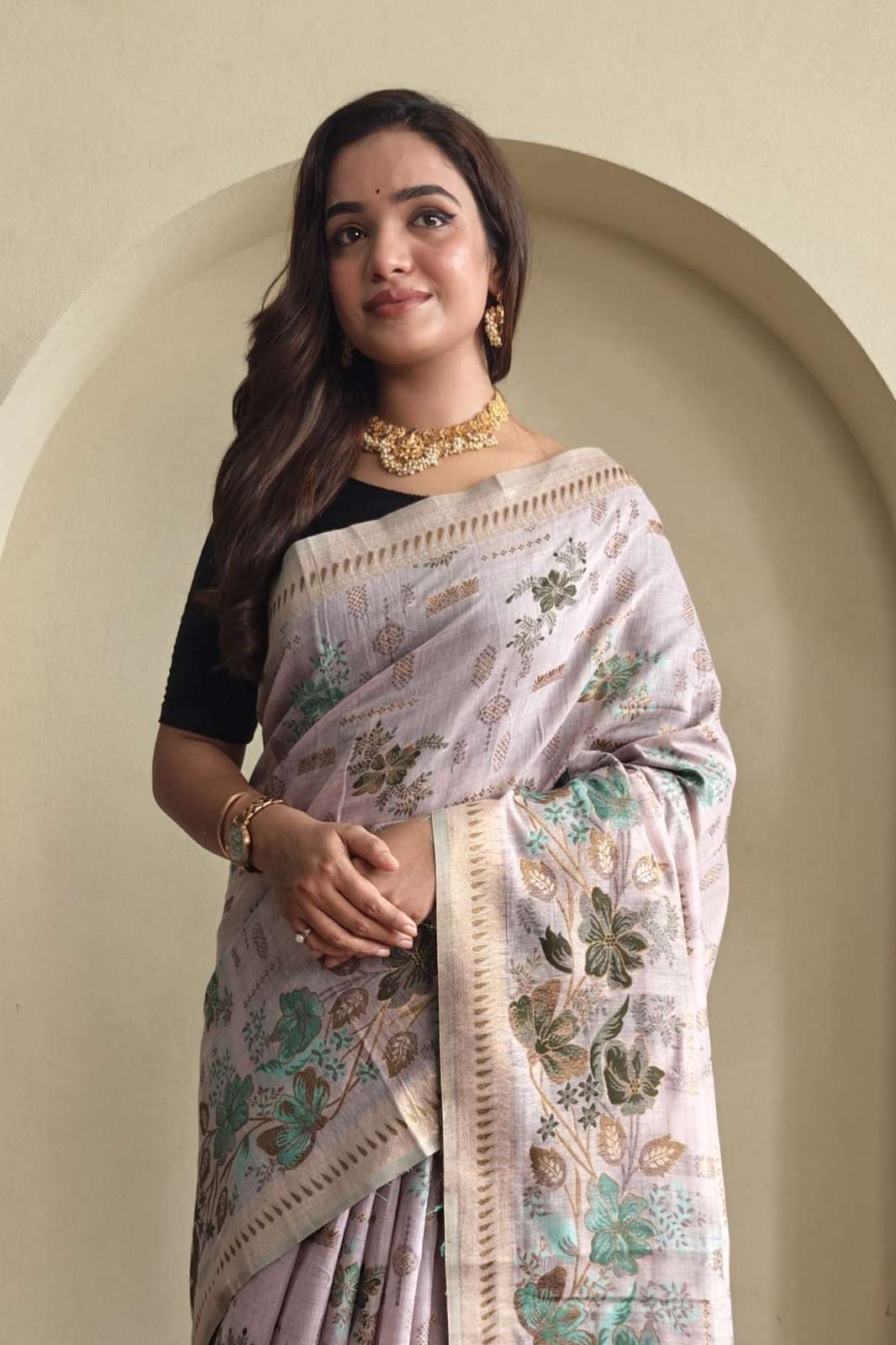 SHRI BALAJI DEVYANI PREMIUM JAMDANI WEAVING SAREES