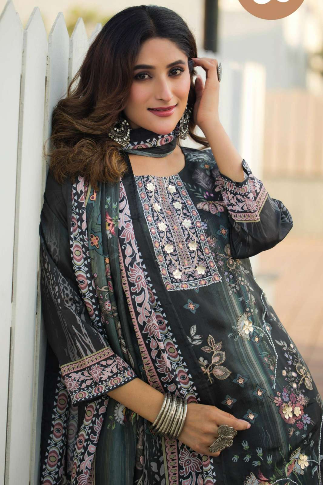 Shri Balaji Emporium 101 TO 104 Heavy Soft Chinon Designer Suit 