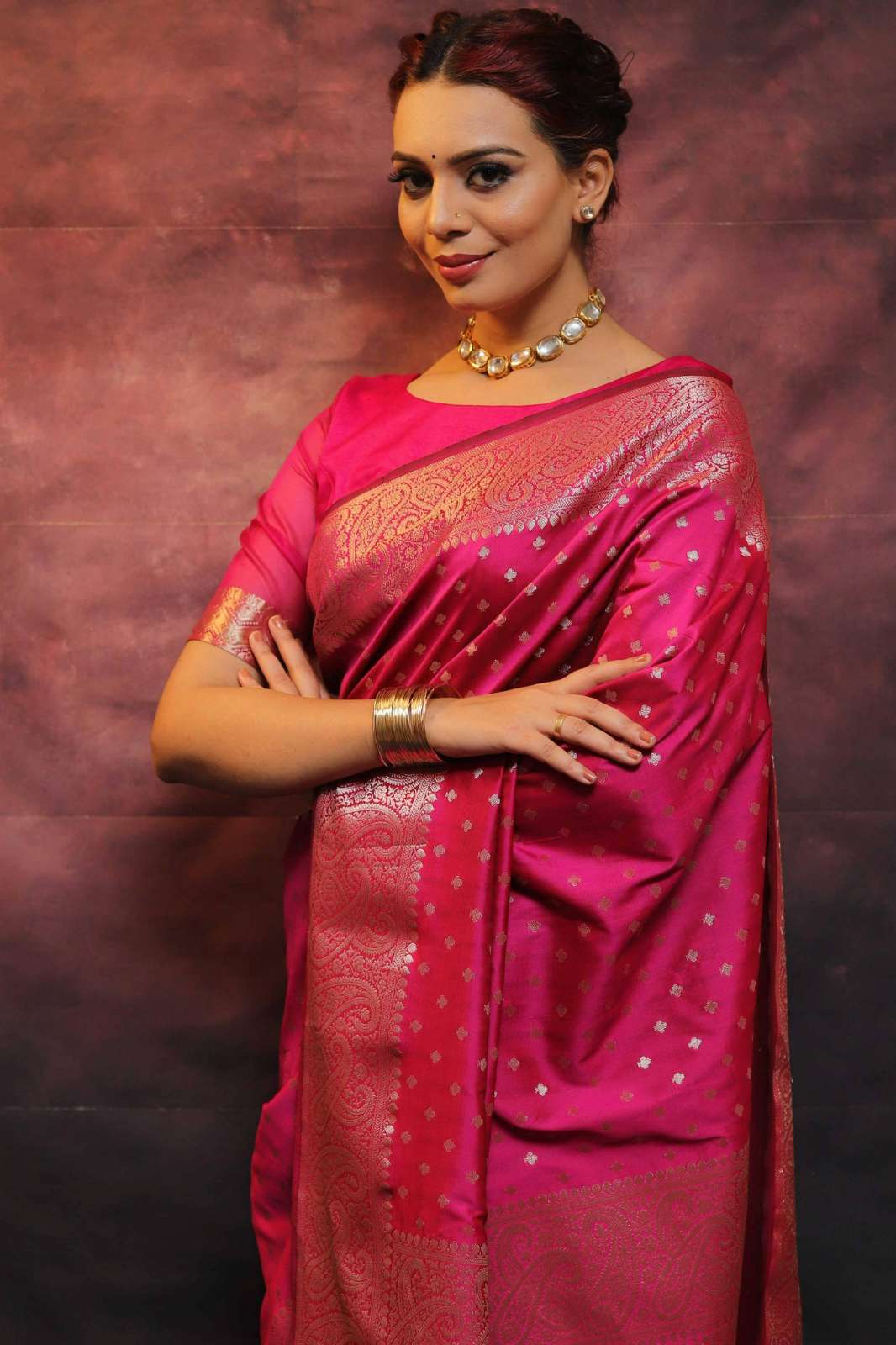 Shri Balaji Emporium 131 COLOUR’S Designer Banarasi Soft Silk Saree
