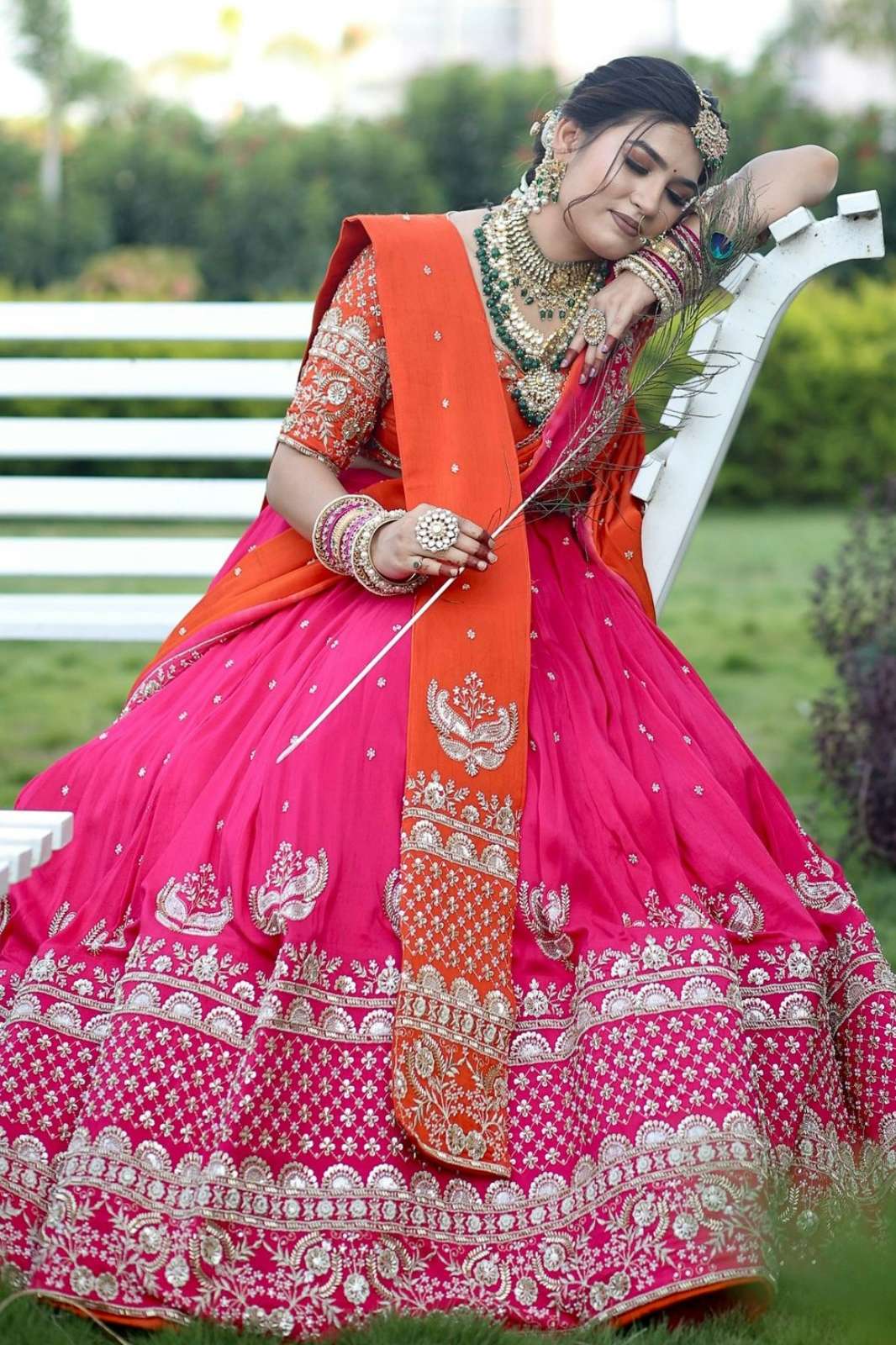 Shri Balaji Emporium 366 Party Wear Designer Faux Georgette Lehenga Choli 