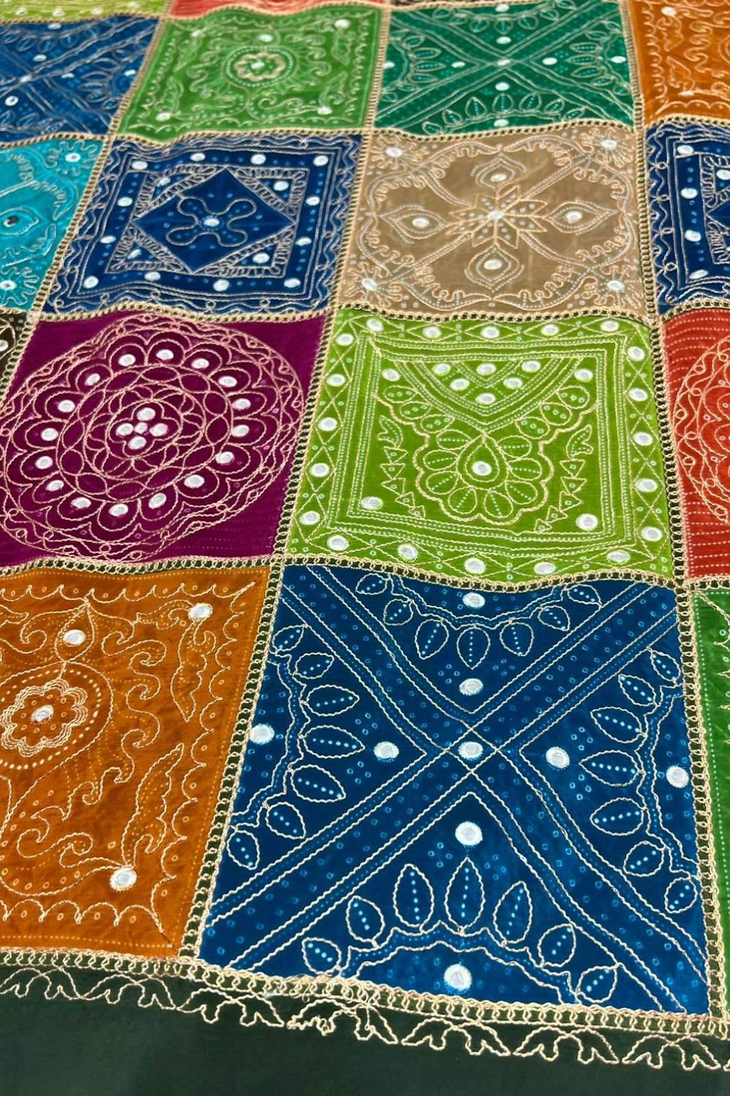 Shri Balaji Emporium A1020 Position Print Embroidery Work Designer Crepe Fabric