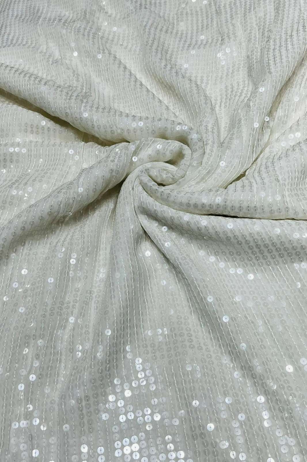 Shri Balaji Emporium A1021 Transparent Sequence Work Designer Georgette Fabric