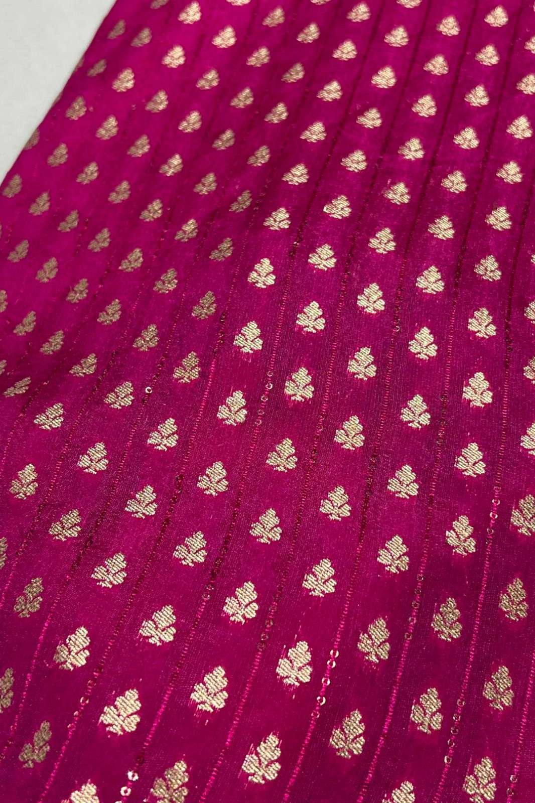 Shri Balaji Emporium A1024 Sequence & Embroidery Work Designer Chanderi jacquard Fabric