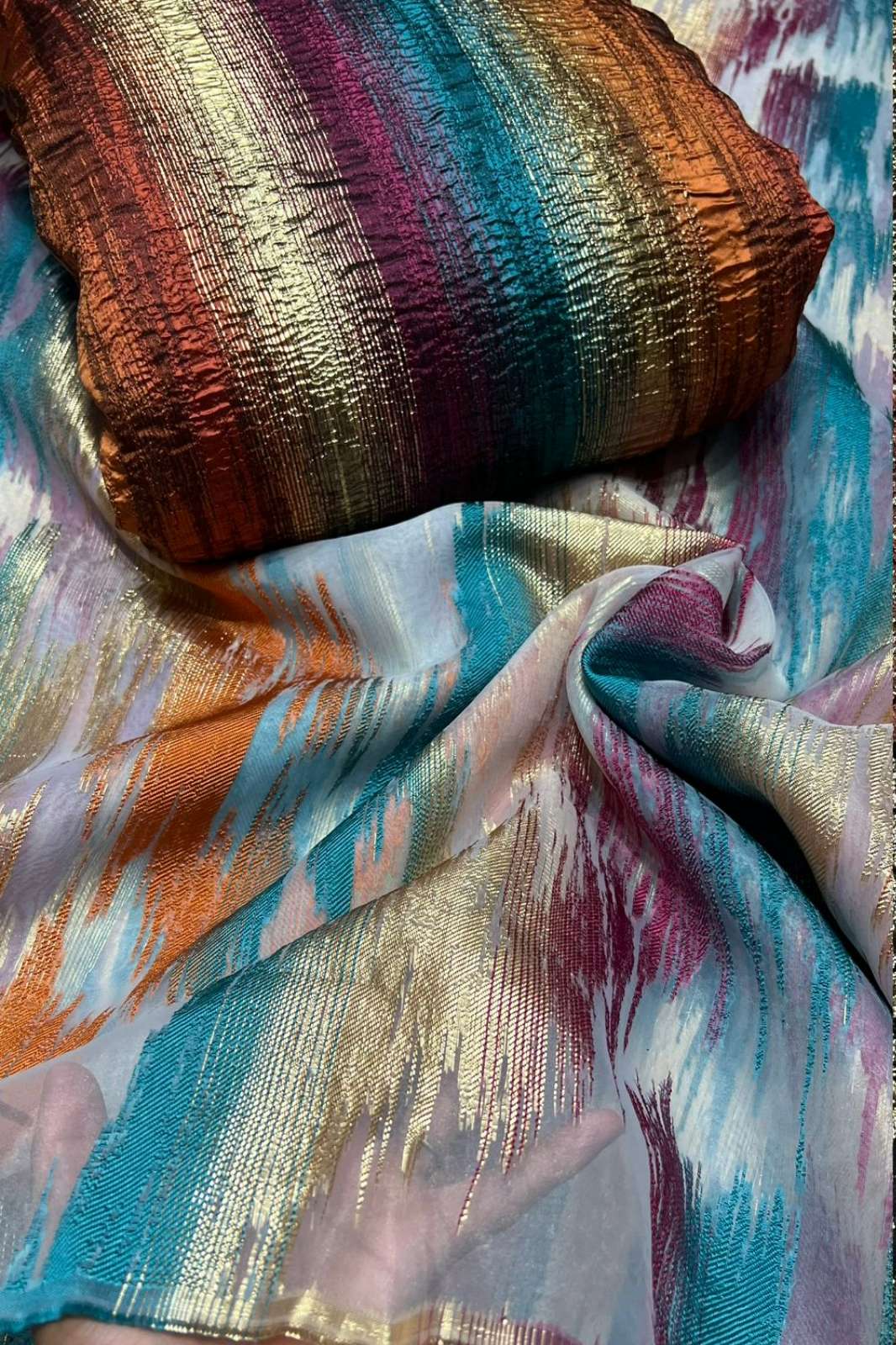 Shri Balaji Emporium A1031 Multi Thread jacquard Designer Fabric